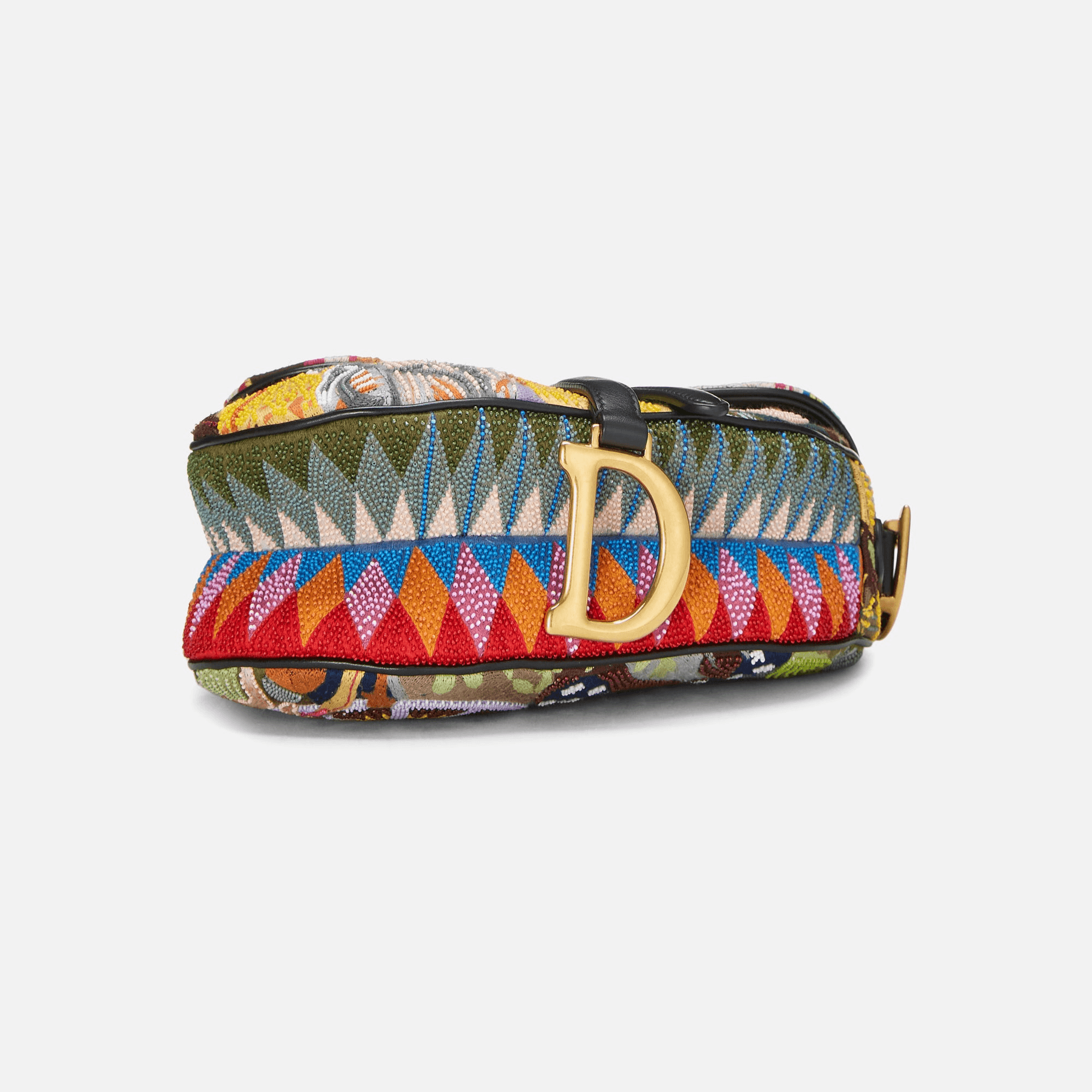 WGACA Christian Dior Multi Embellished Saddle Bag - Multi — Image 2