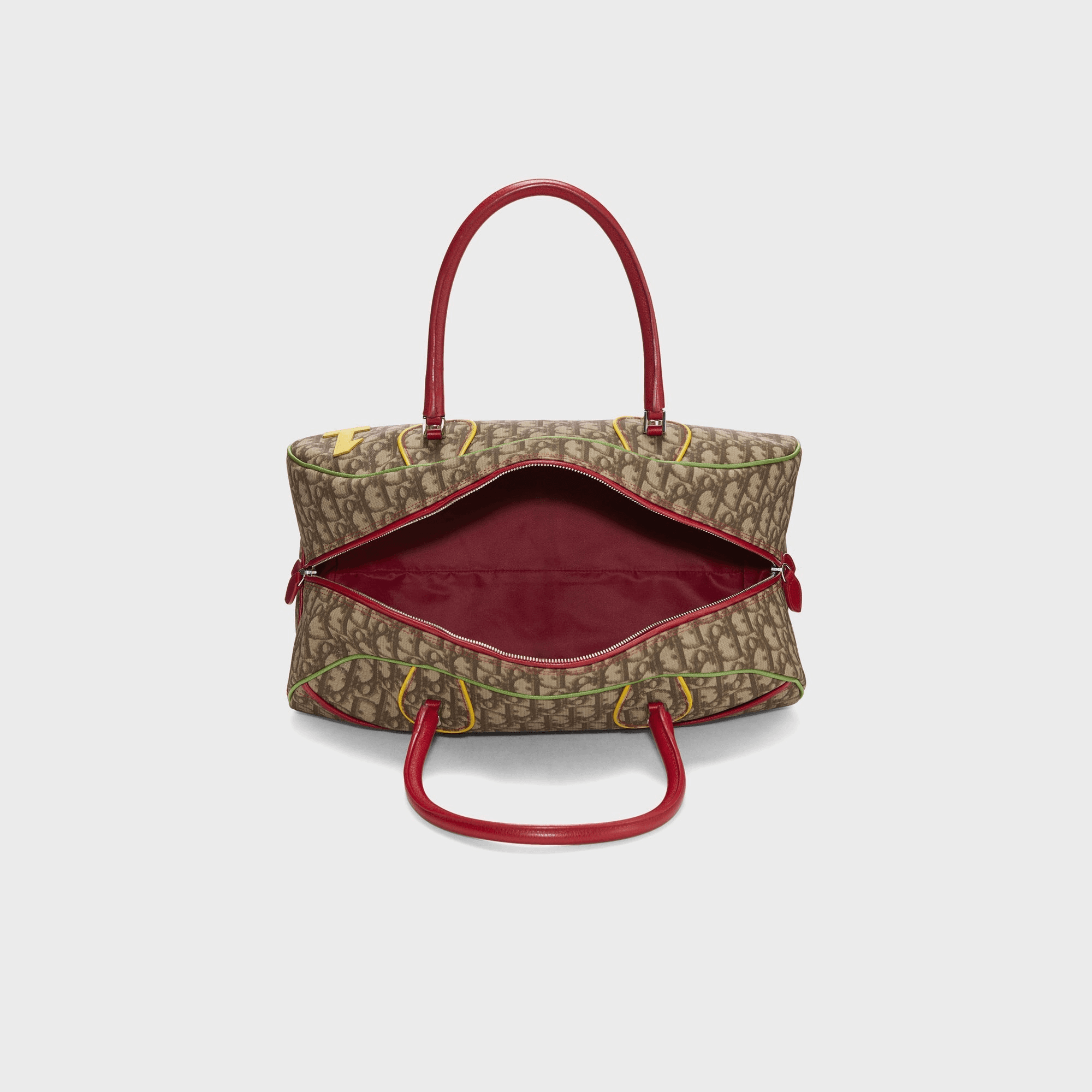 WGACA Dior Coated Canvas Rasta Bowler - Brown — Image 2