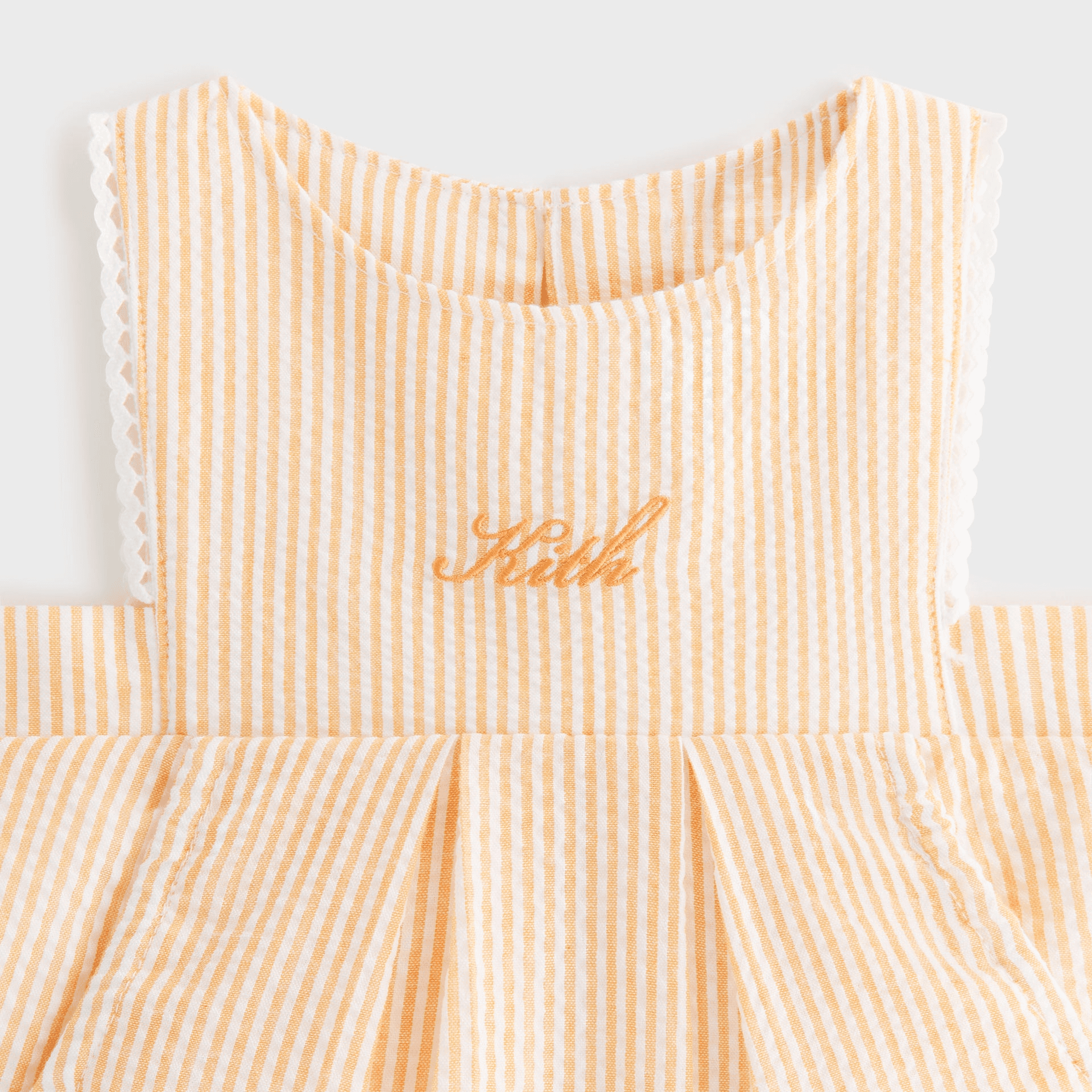 Kith Baby Seersucker Ainsley Dress - Calcite — Image 3