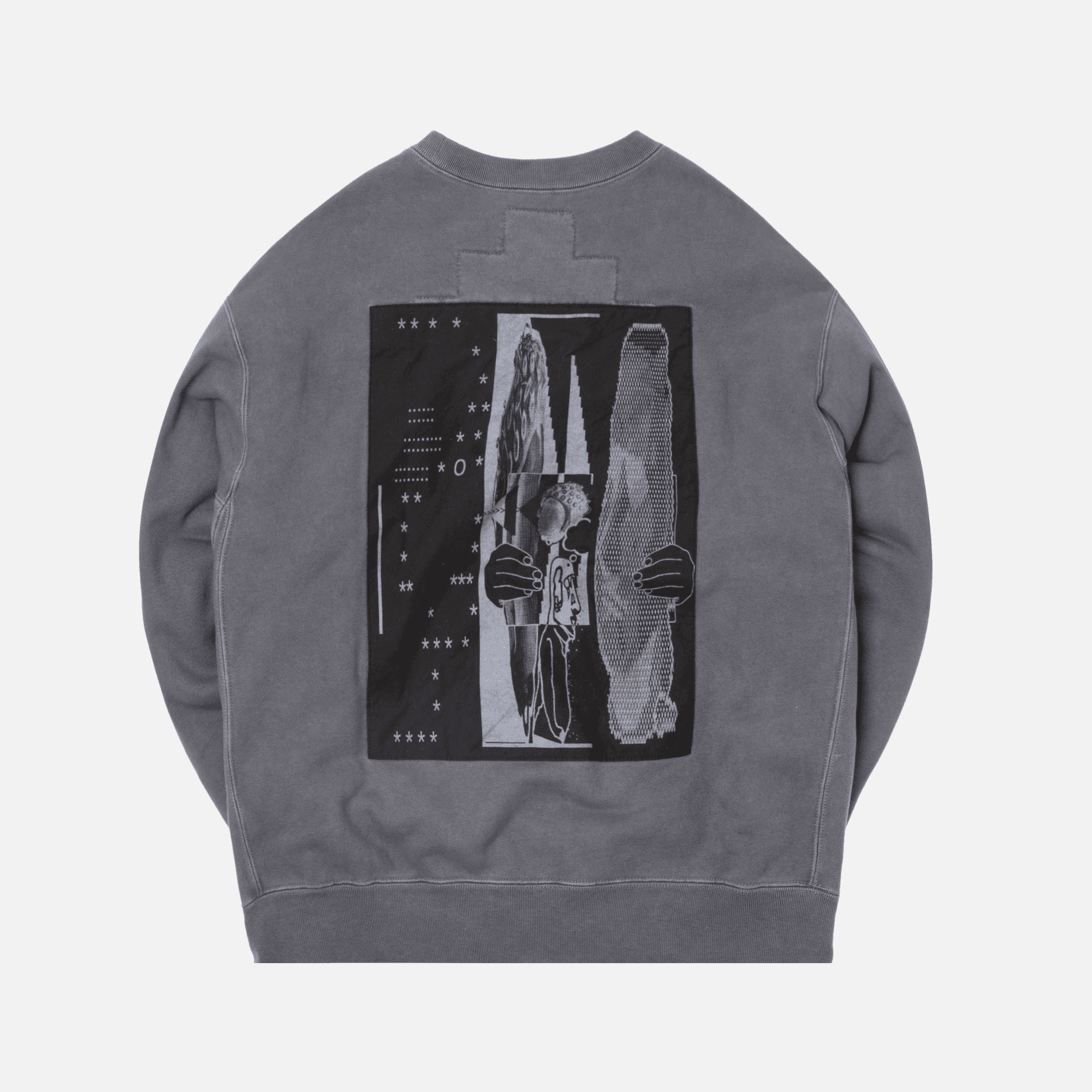 Cav Empt MD tetAtet Crewneck - Grey — Image 2