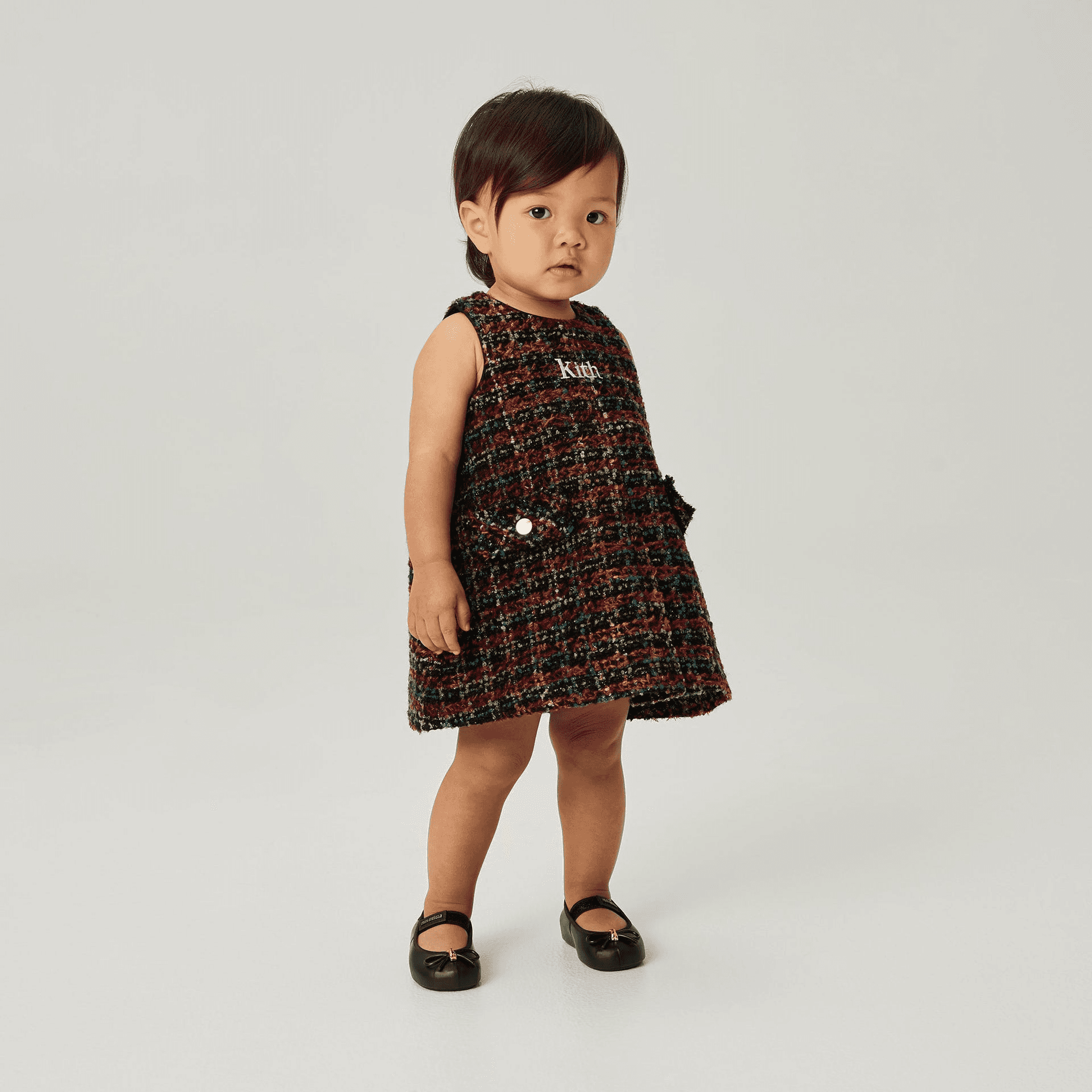 Kith Baby Novelty Textured Phoebe Dress - Black — Image 2
