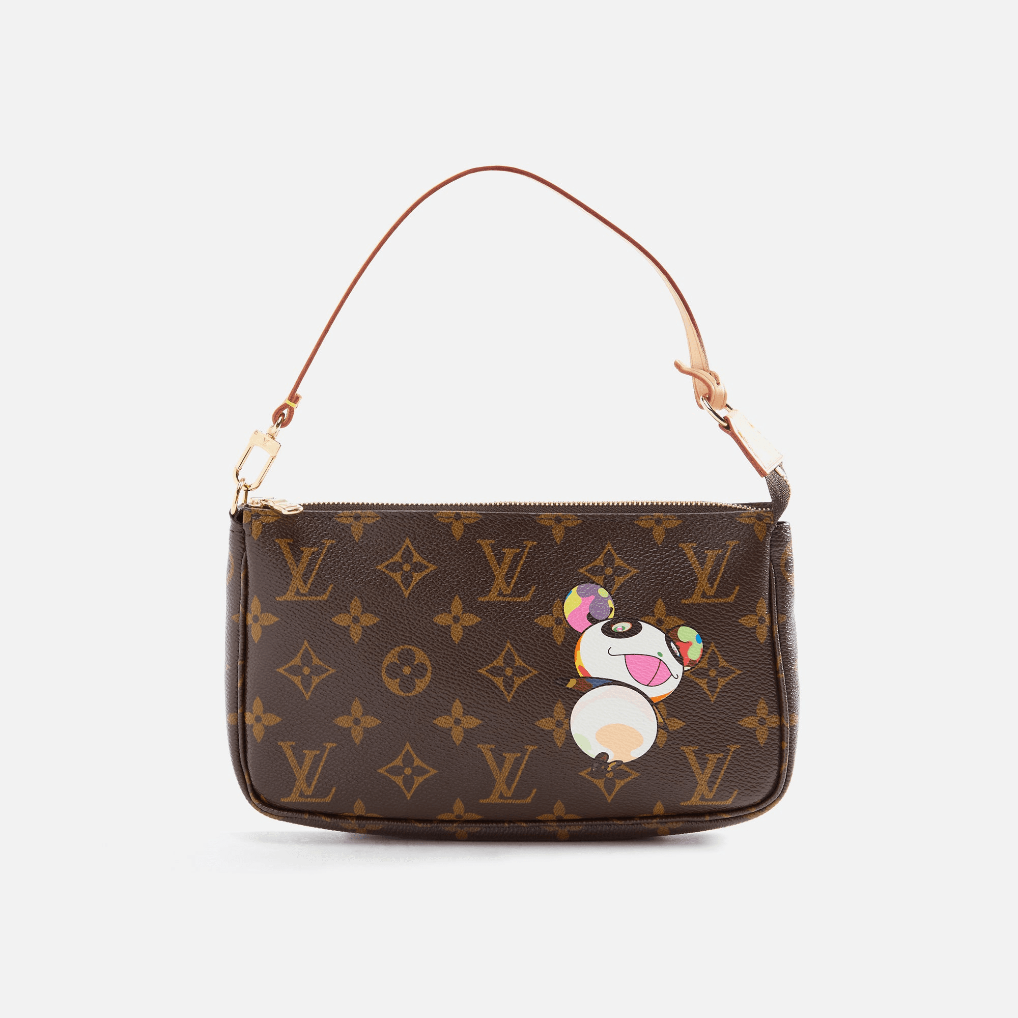 WGACA Louis Vuitton Murakami Panda Pochette V2 - Brown