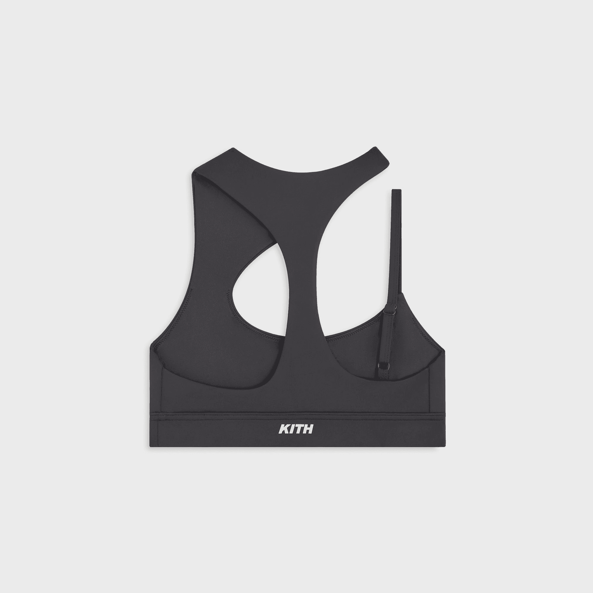 Kith Women Enhance Asymmetrical Racerback Bra - Black — Image 5