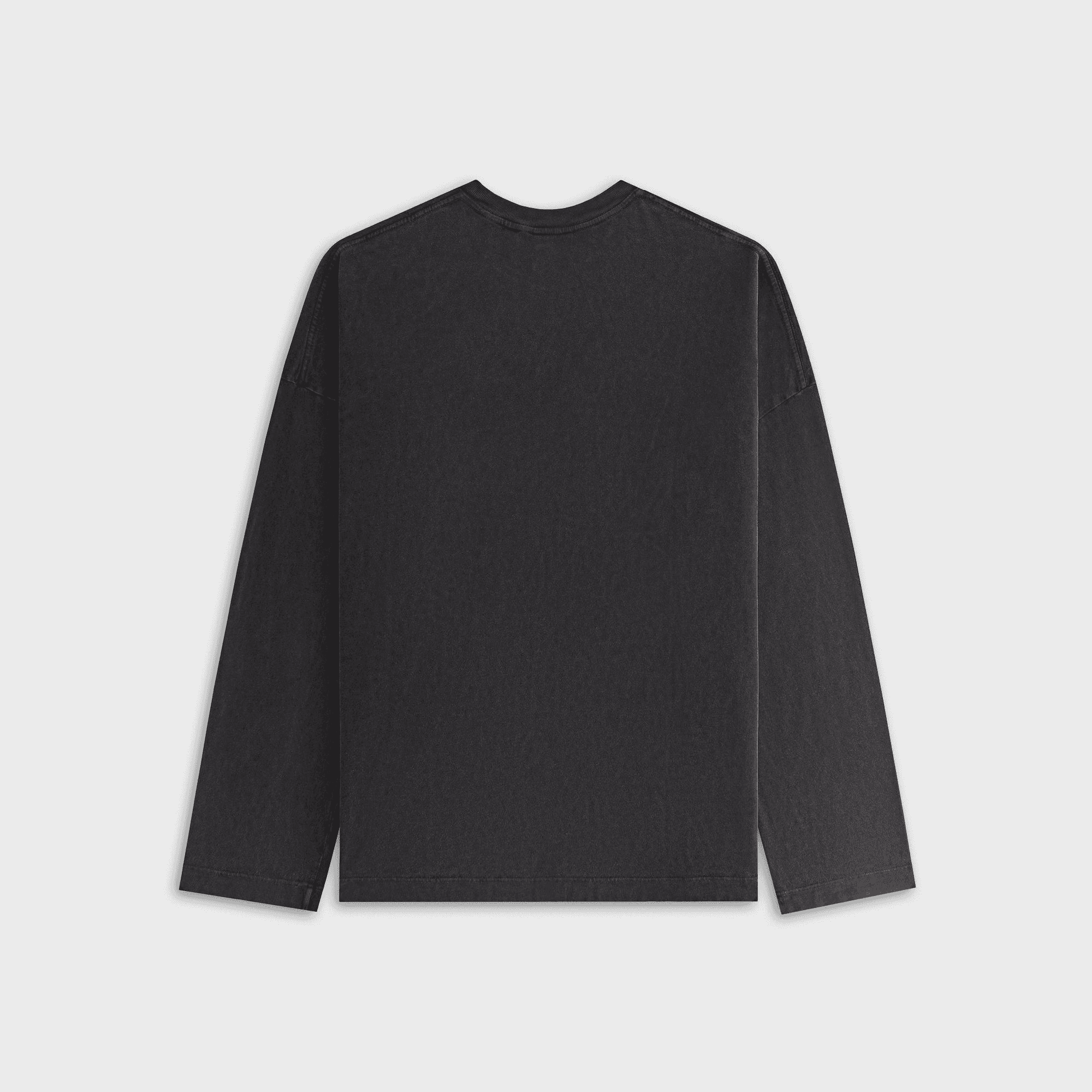 Kith Women Oversized Jay Sueded Long Sleeve - Black — Image 4