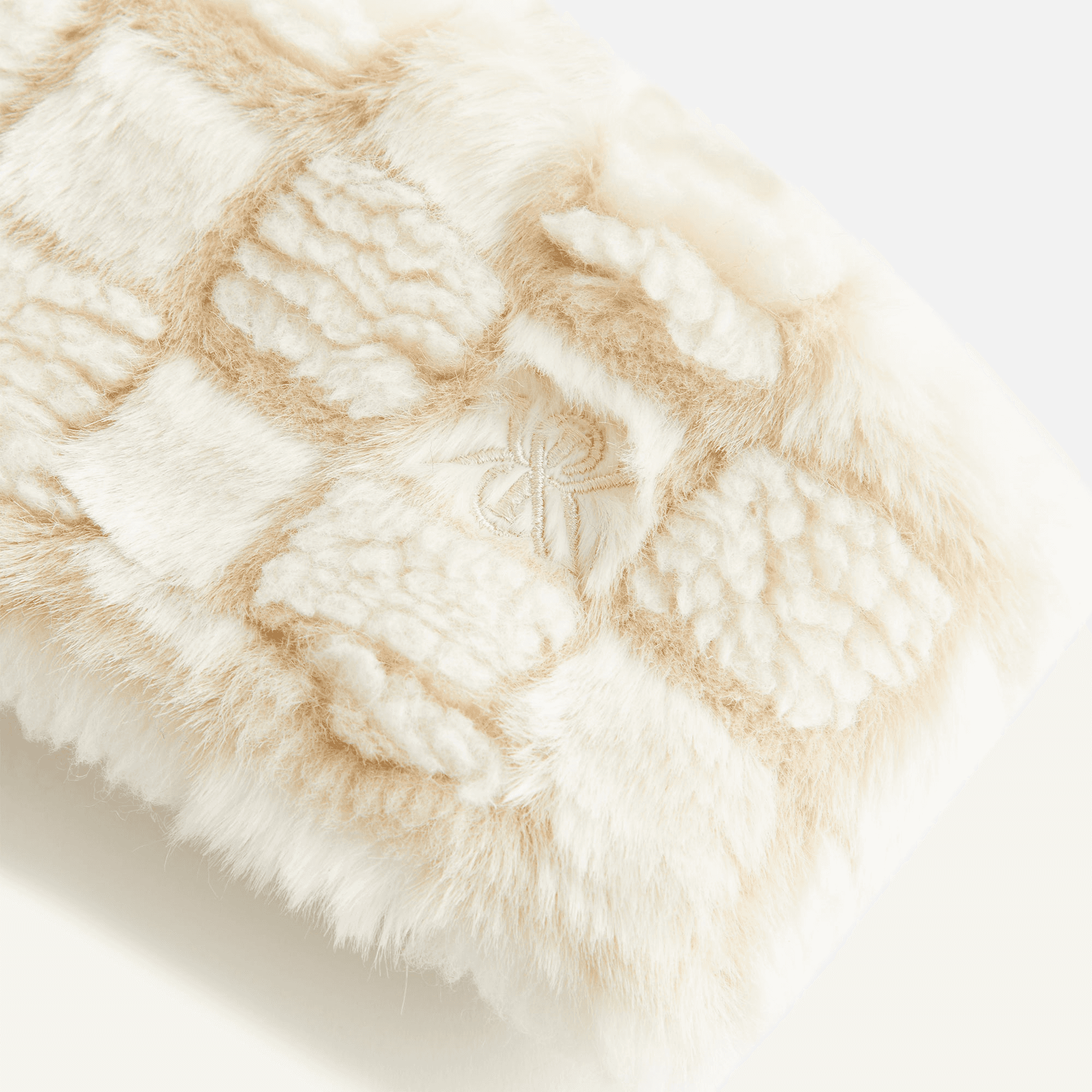 Kith Women Jacquard Fur Headband - Veil — Image 3