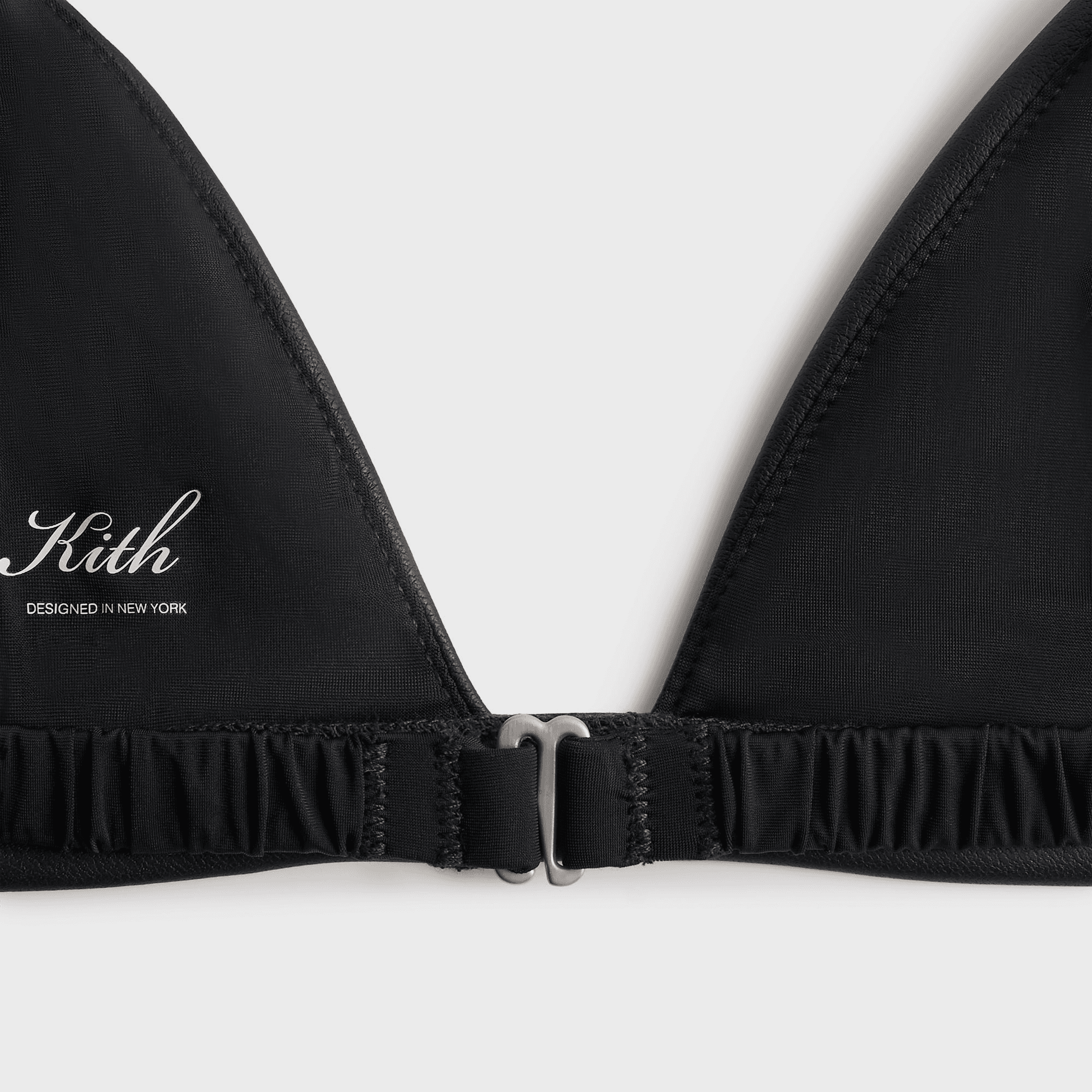 Lisa for Kith Women Braelyn Faux Leather Bra - Black — Image 3