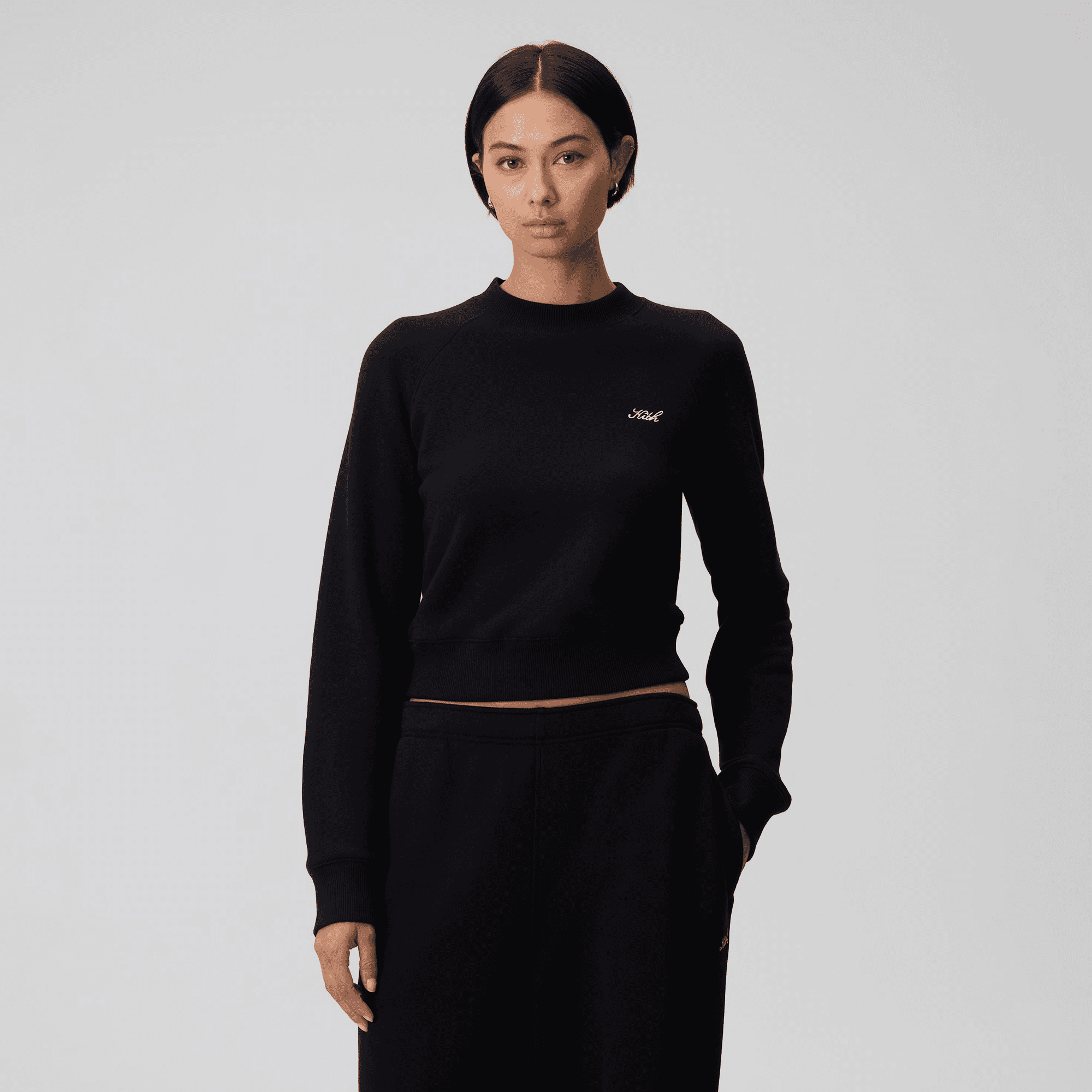 Kith Women Reese Crewneck - Black — Image 4