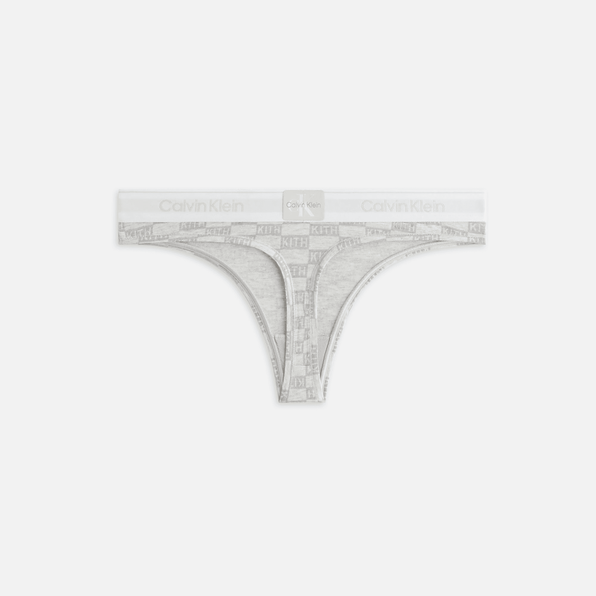 Kith Women for Calvin Klein Thong - Light Heather Grey — Image 4