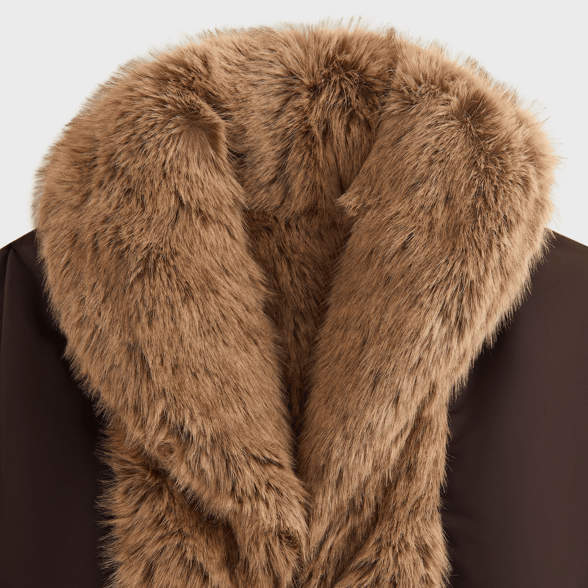 Kith Women Senna Faux Fur Reversible Bomber - Incognito — Image 3