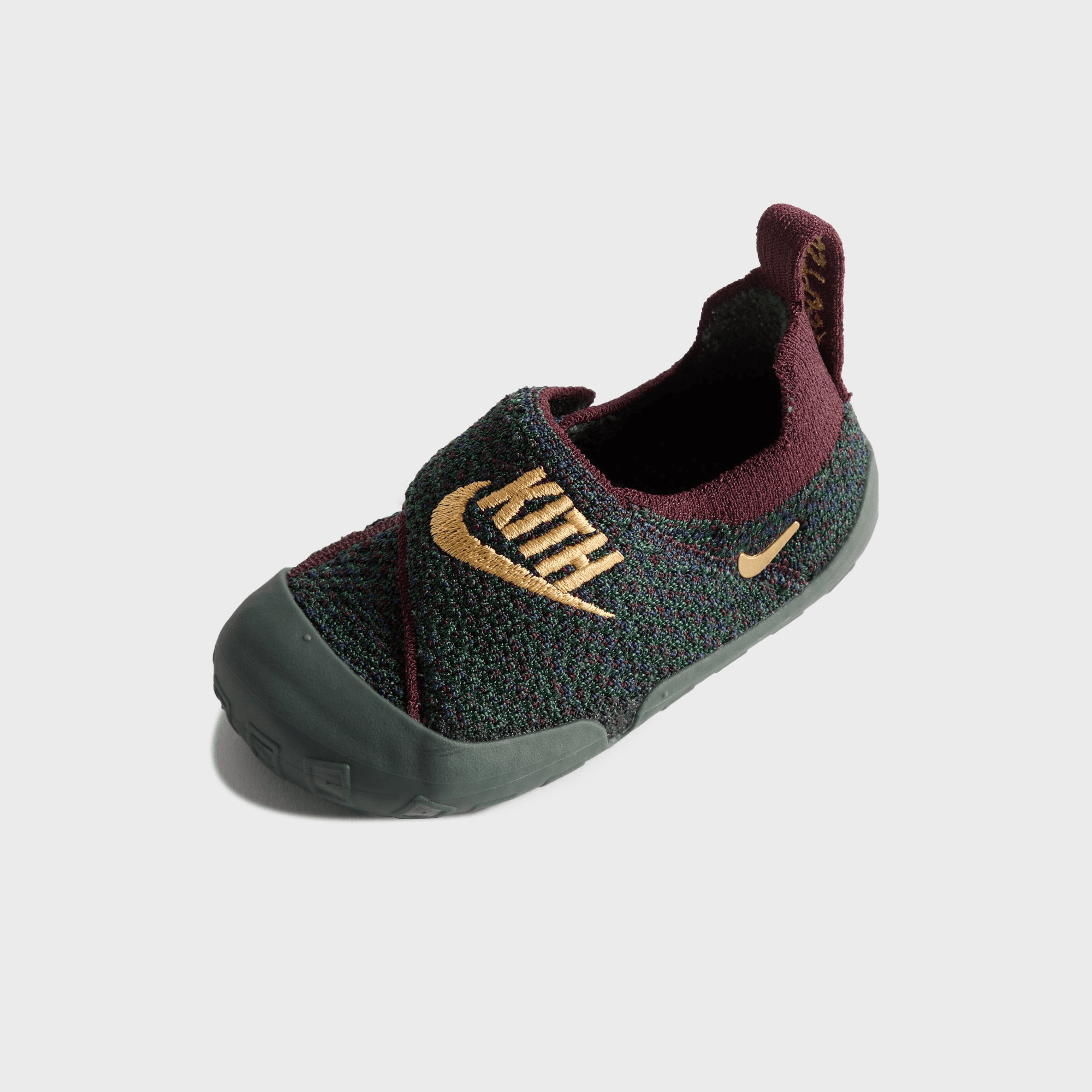 Kith for Nike Baby Swoosh One - Gold / Burgundy / Mid Navy — Image 4