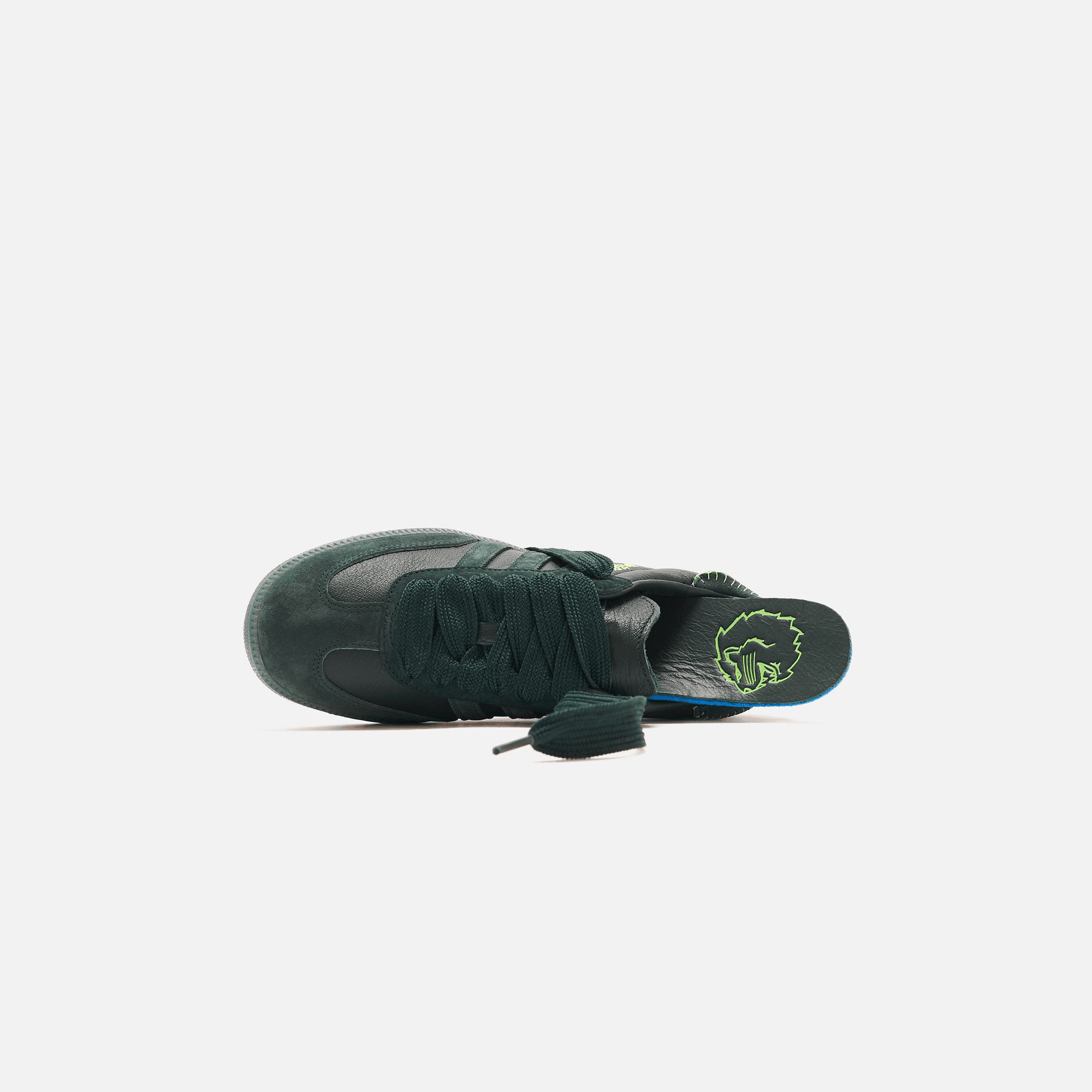 adidas Consortium x Jonah Hill Samba - Green Night / Mineral Green / Ecru Tint — Image 5