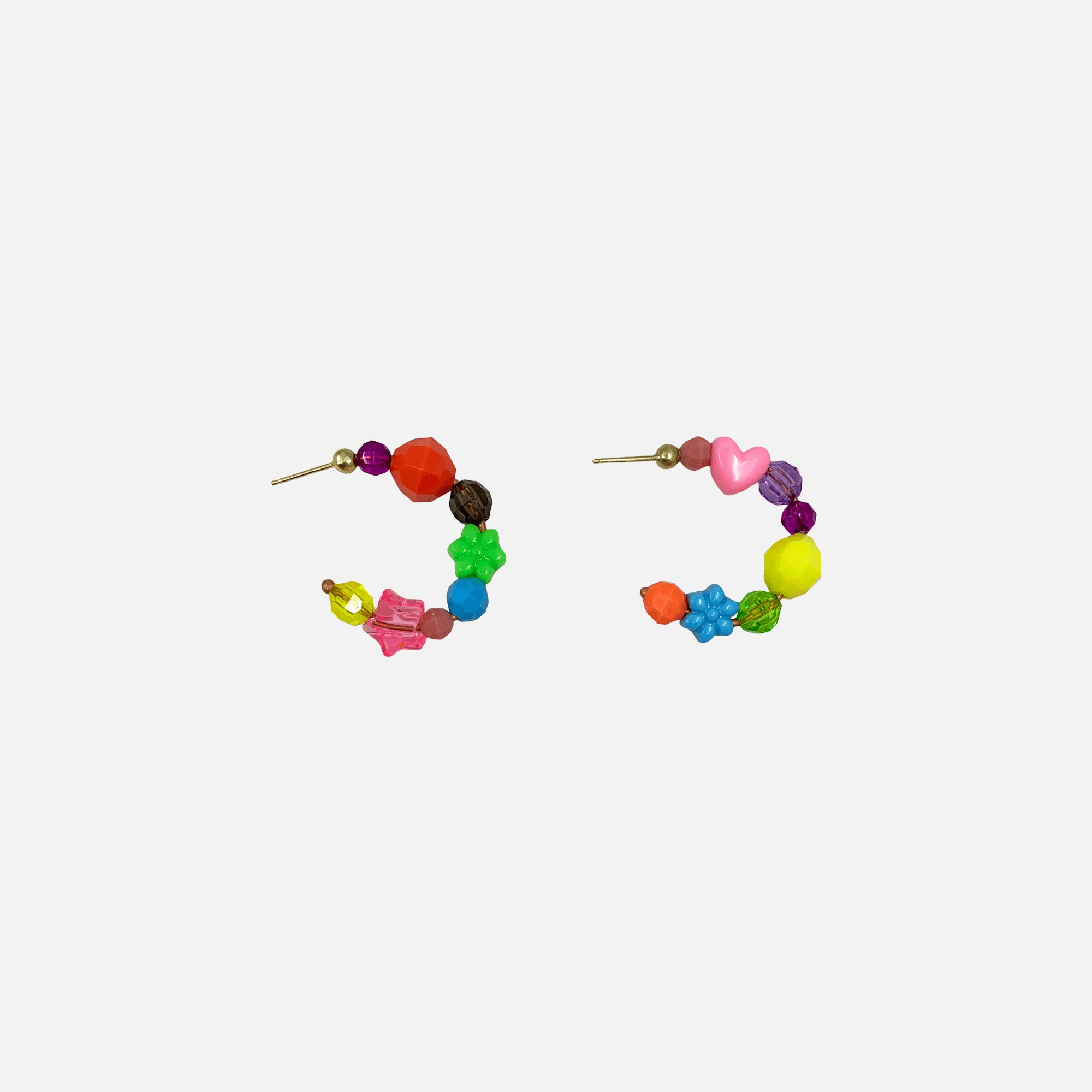 Susan Alexandra Joyful Mini Hoops - Multi - Image 1