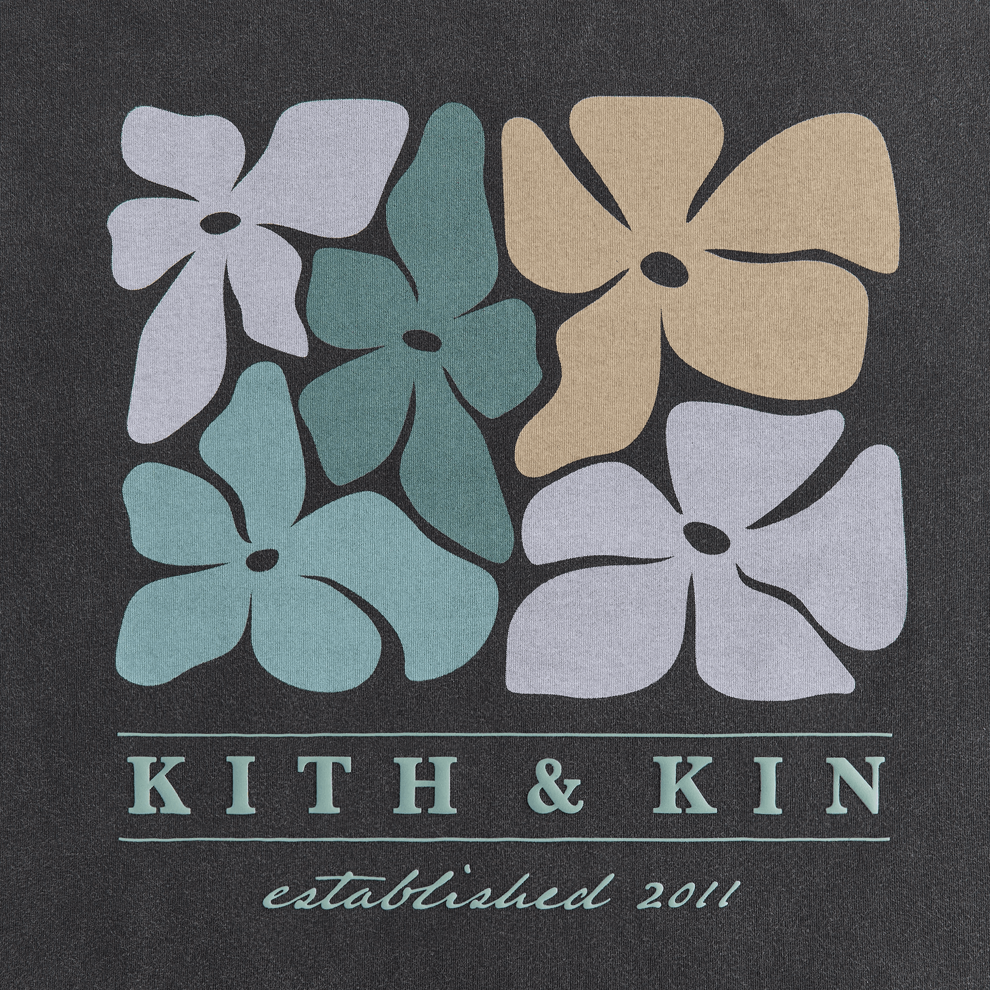 Kith Women Kith & Kin Floral Oversized Sonoma Long Sleeve - Black — Image 2