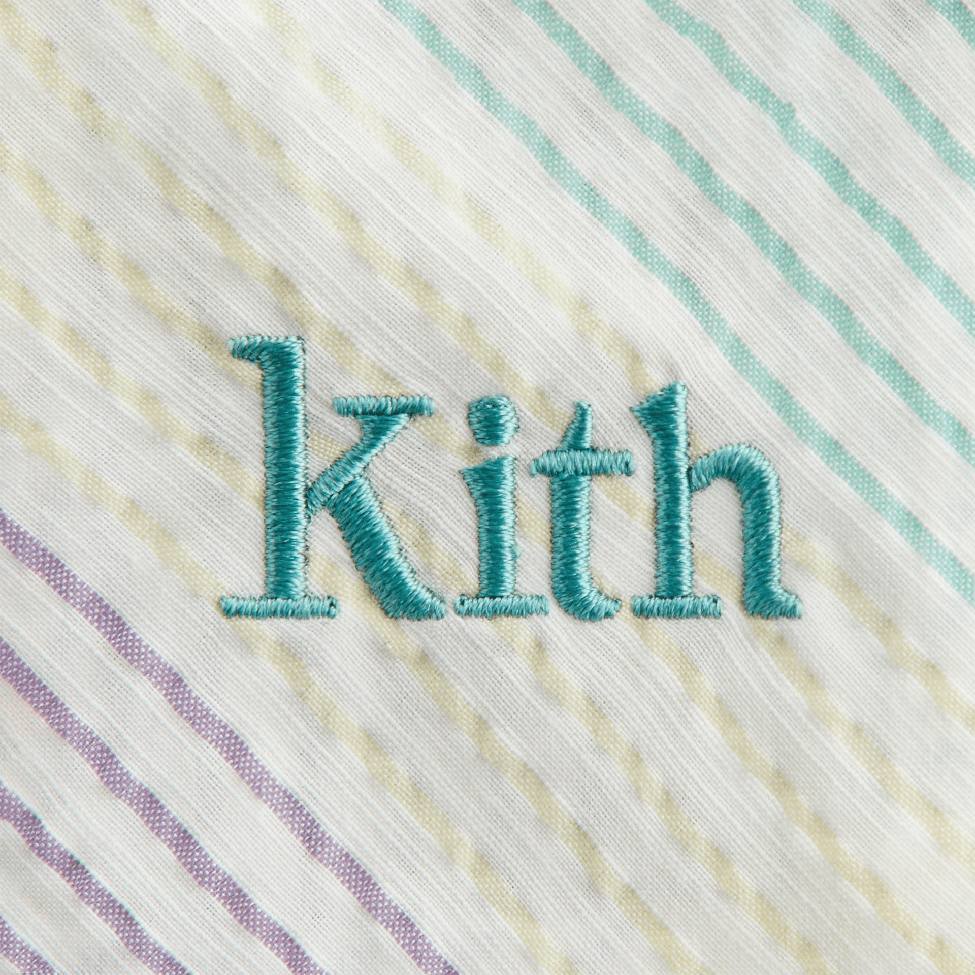 Kith Baby Striped Thompson Camp Shirt - Mykonos — Image 3