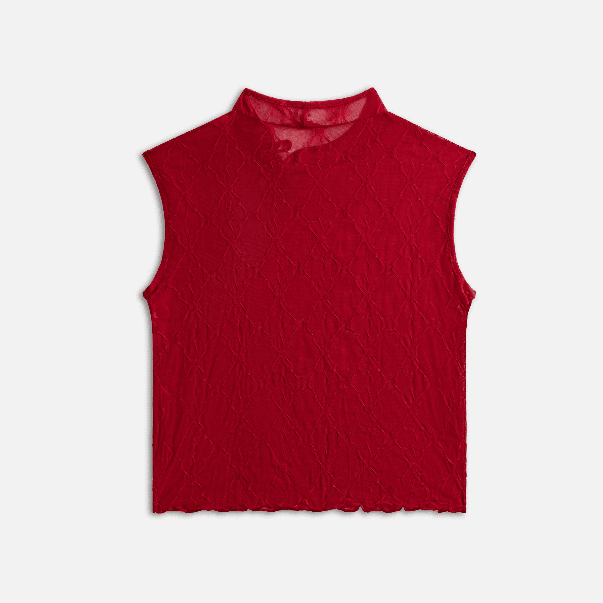 Second Skin Mariposa Keyhole Tee - Goji Berry — Image 2