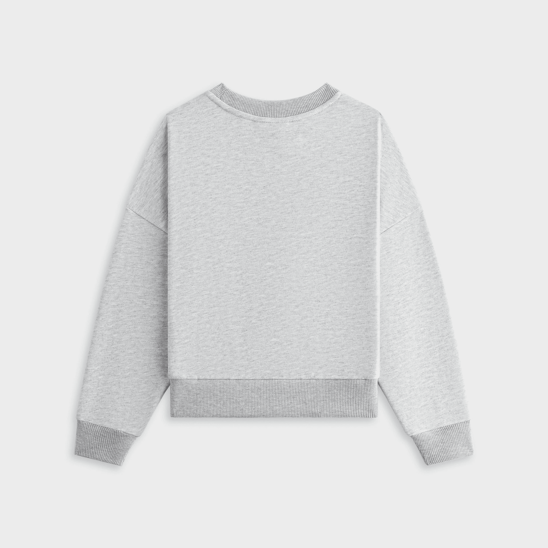 Kith Kids Long Sleeve Nelson Crewneck - Light Heather Grey — Image 6