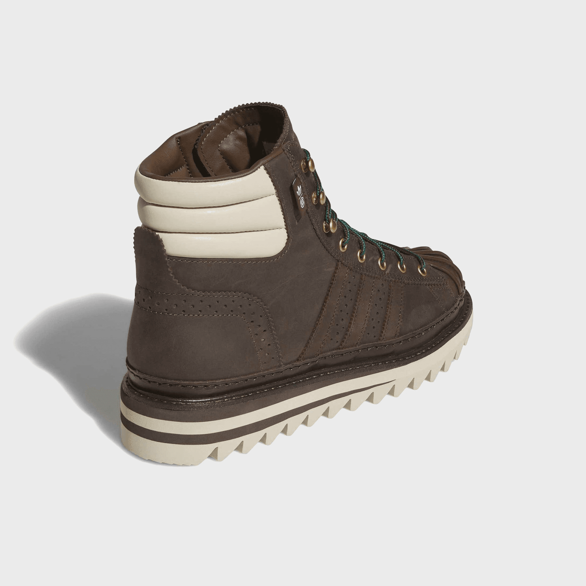 adidas x Edison Chen Clot Pro Model Boot - Dark Brown / Wonder Beige / Dark Brown — Image 3