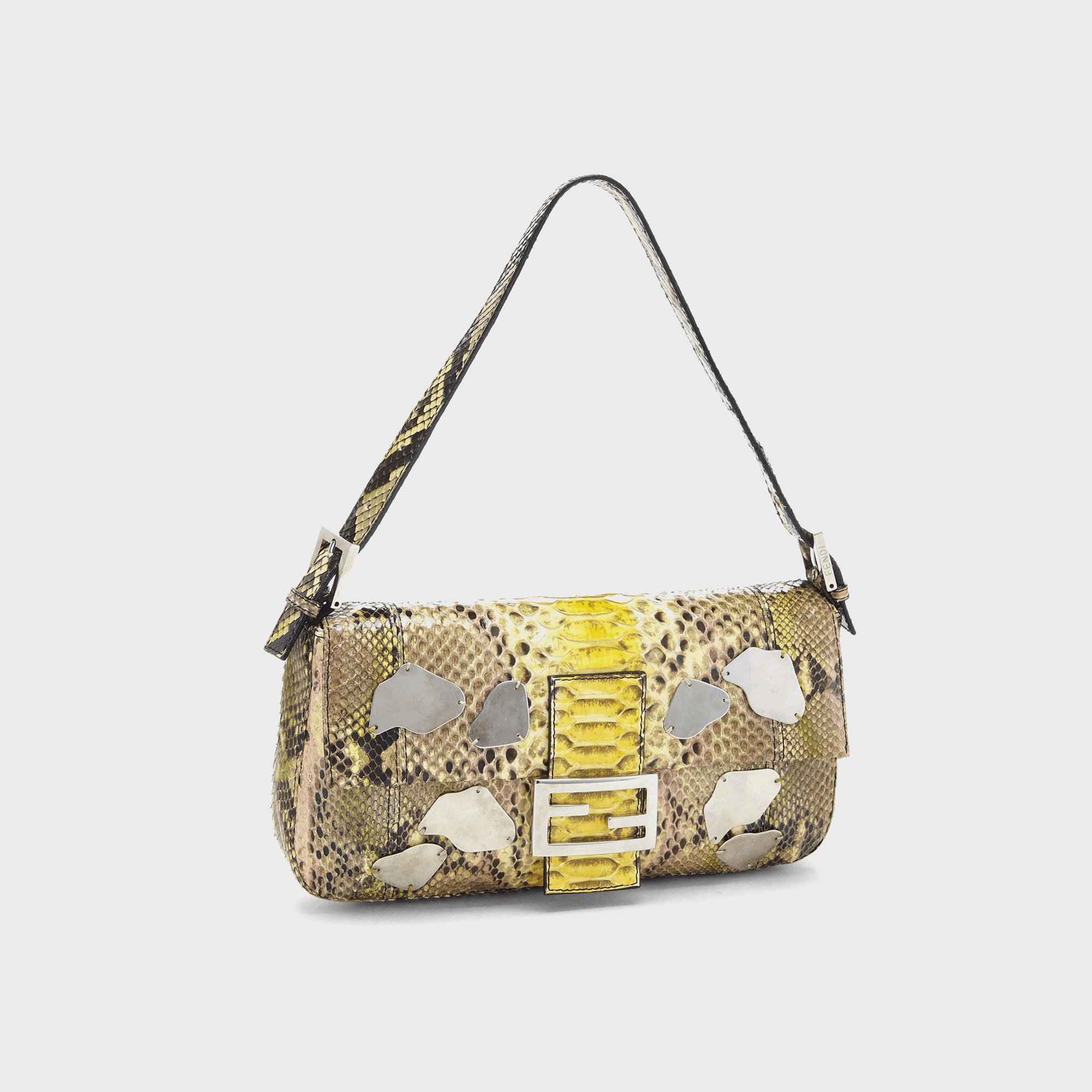 WGACA Fendi Multi Python Baguette - Multi — Image 2
