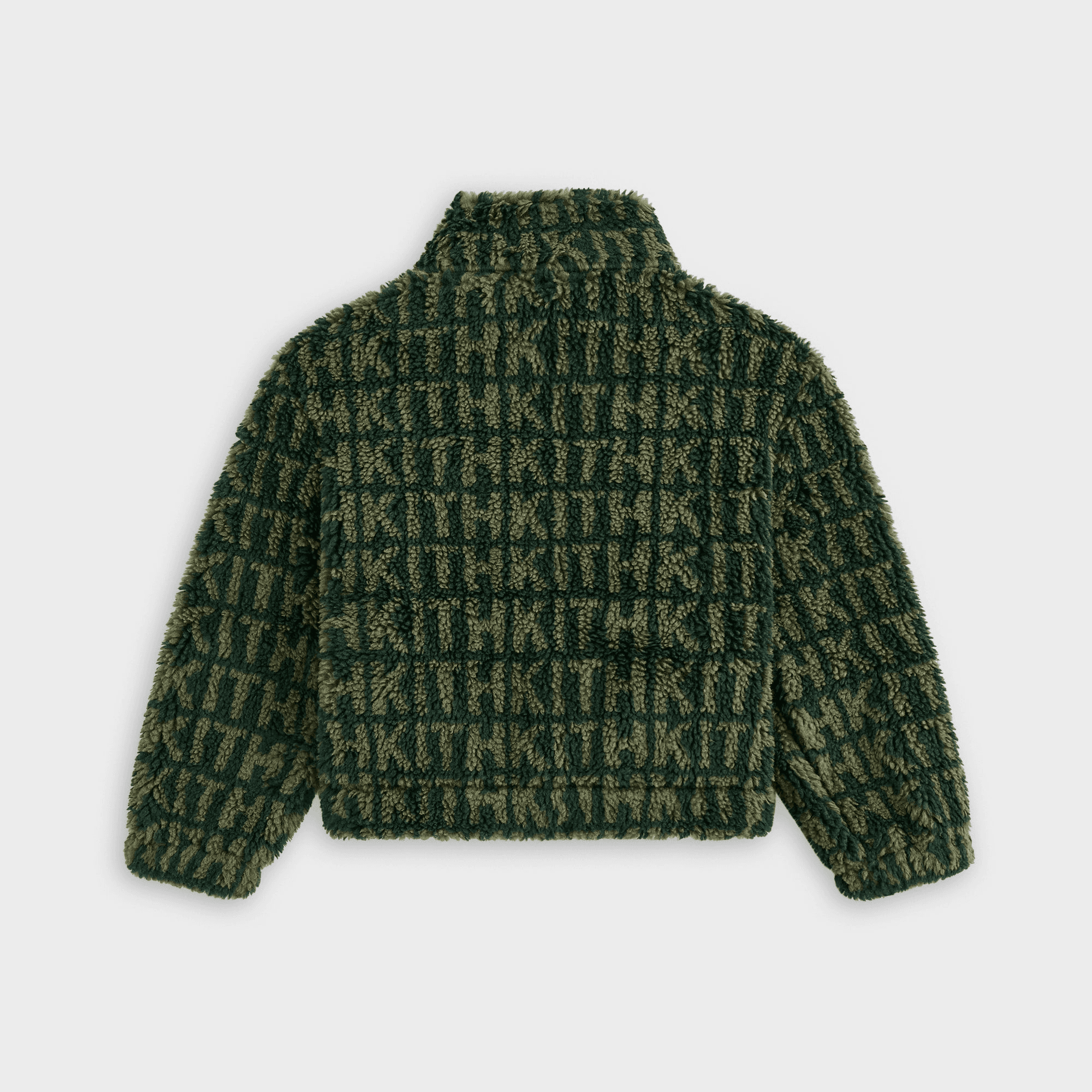 Kith Kids Monogram Sherpa Jacket - Stadium — Image 4