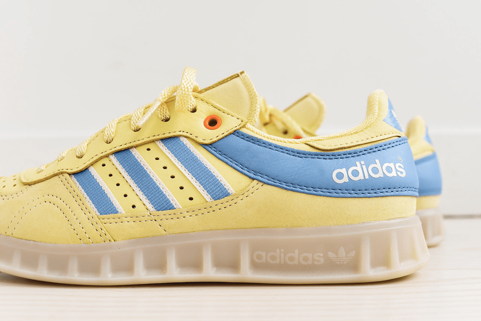 adidas x Oyster Handball Top - Yellow / Ash Blue / White — Image 2