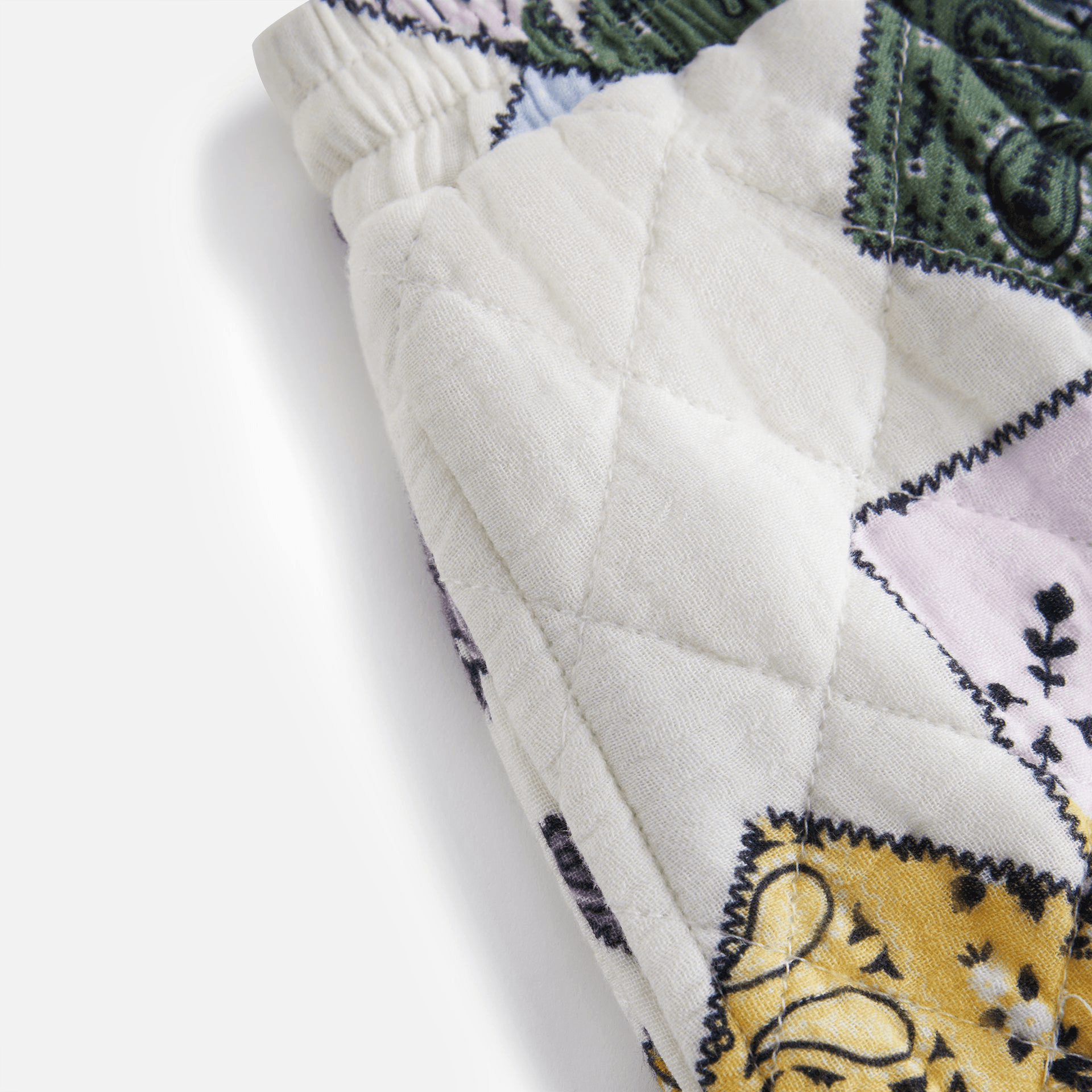 Kith Kids Quilted Patchwork Short - Sandrift — Image 3