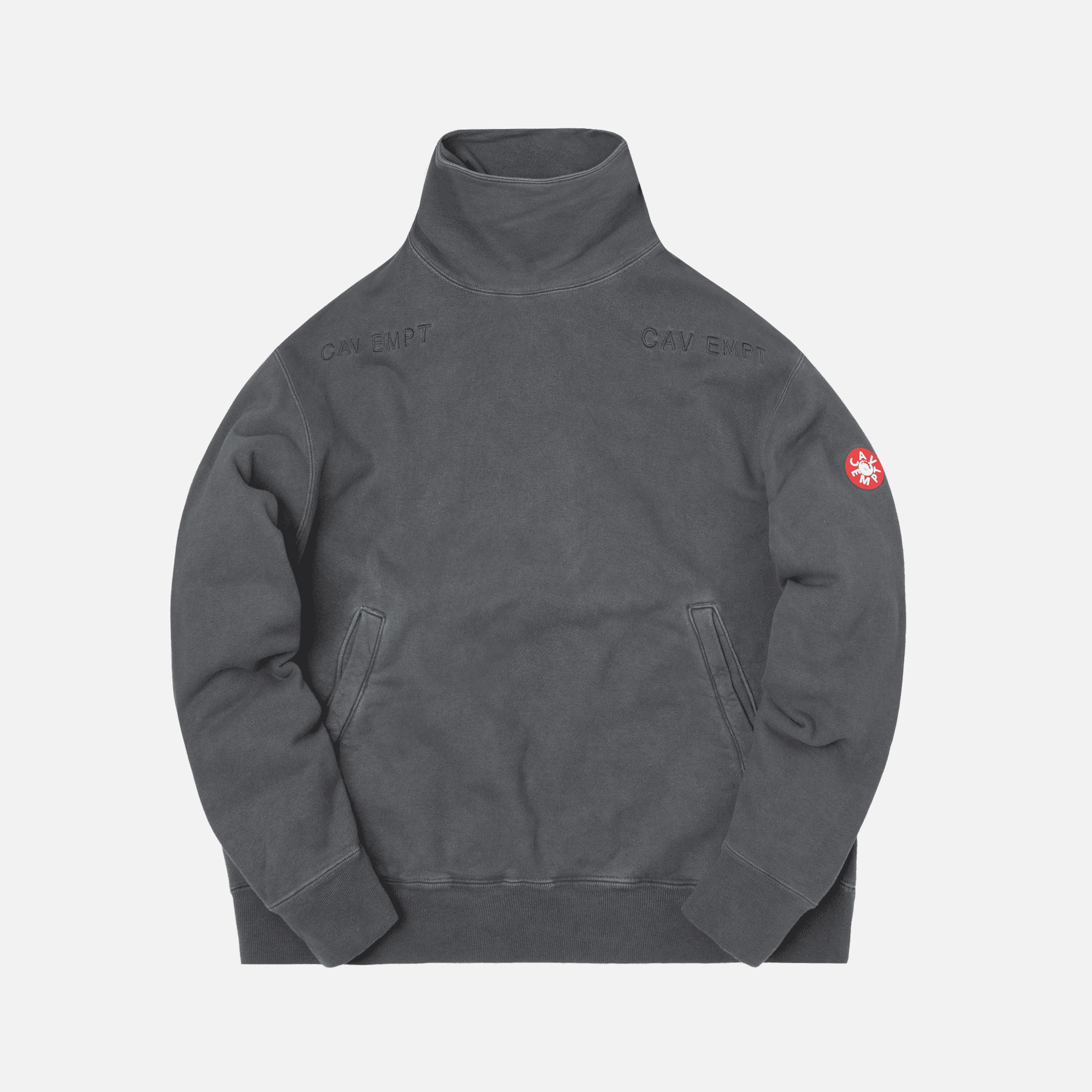 Cav Empt Forest Stand Collar Sweat - Charcoal