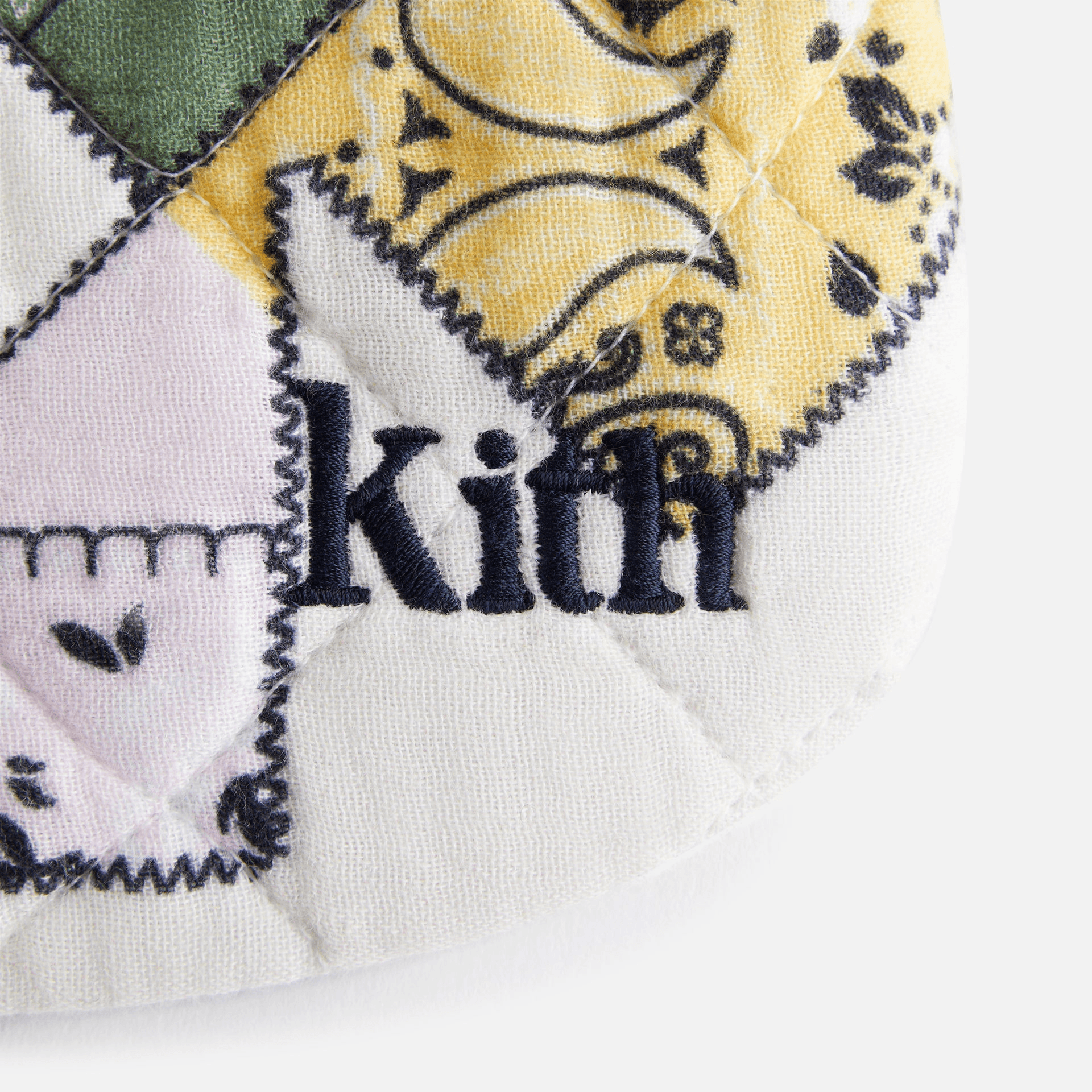 Kith Kids Quilted Patchwork Short - Sandrift — Image 2