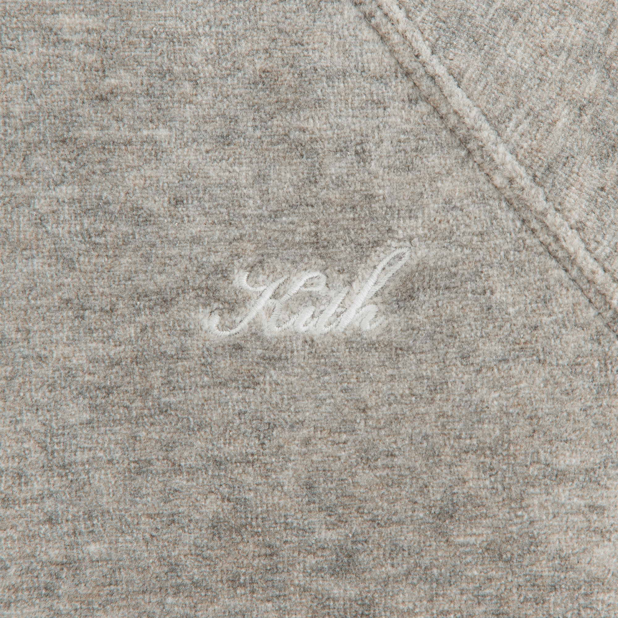Kith Women Tatum Velour Hoodie - Light Heather Grey — Image 2
