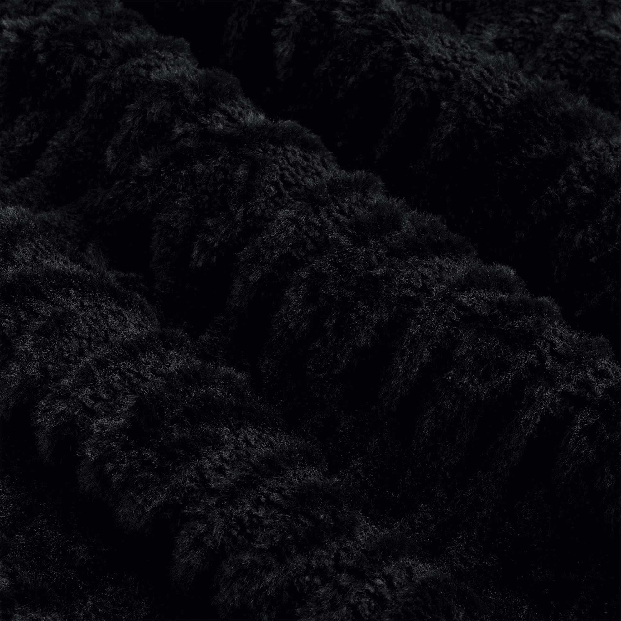 Kith Women Grayson Cable Sherpa Jacket - Black — Image 2