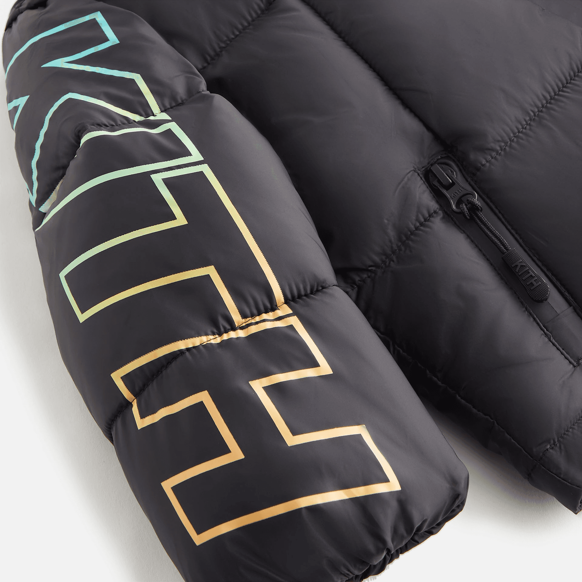 Kith Kids Classic Midi Puffer - Black — Image 4