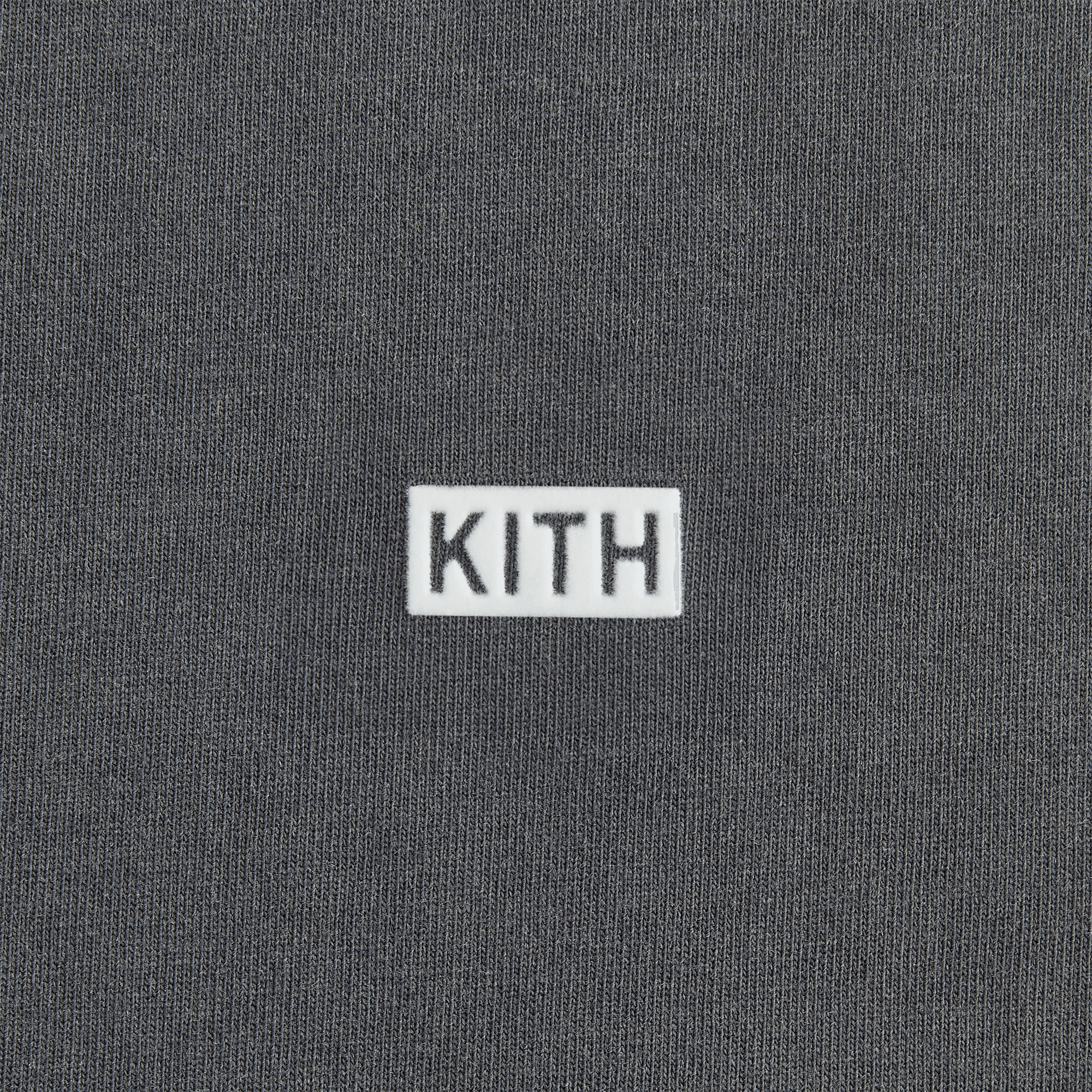 Kith Women Mock Neck Vintage Sueded Tee - Black — Image 2