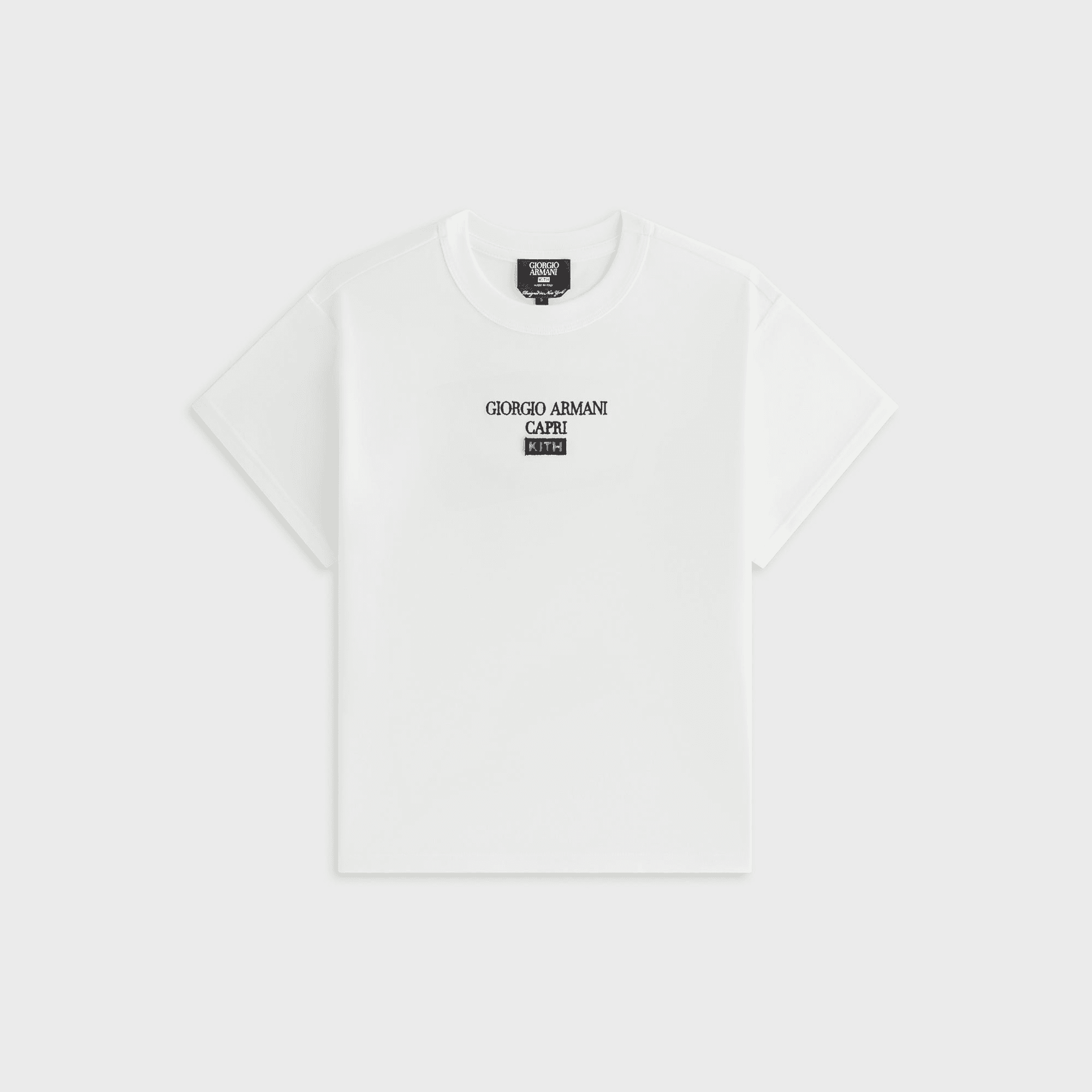 Giorgio Armani & Kith Women Capri Mulberry Tee - Wihte