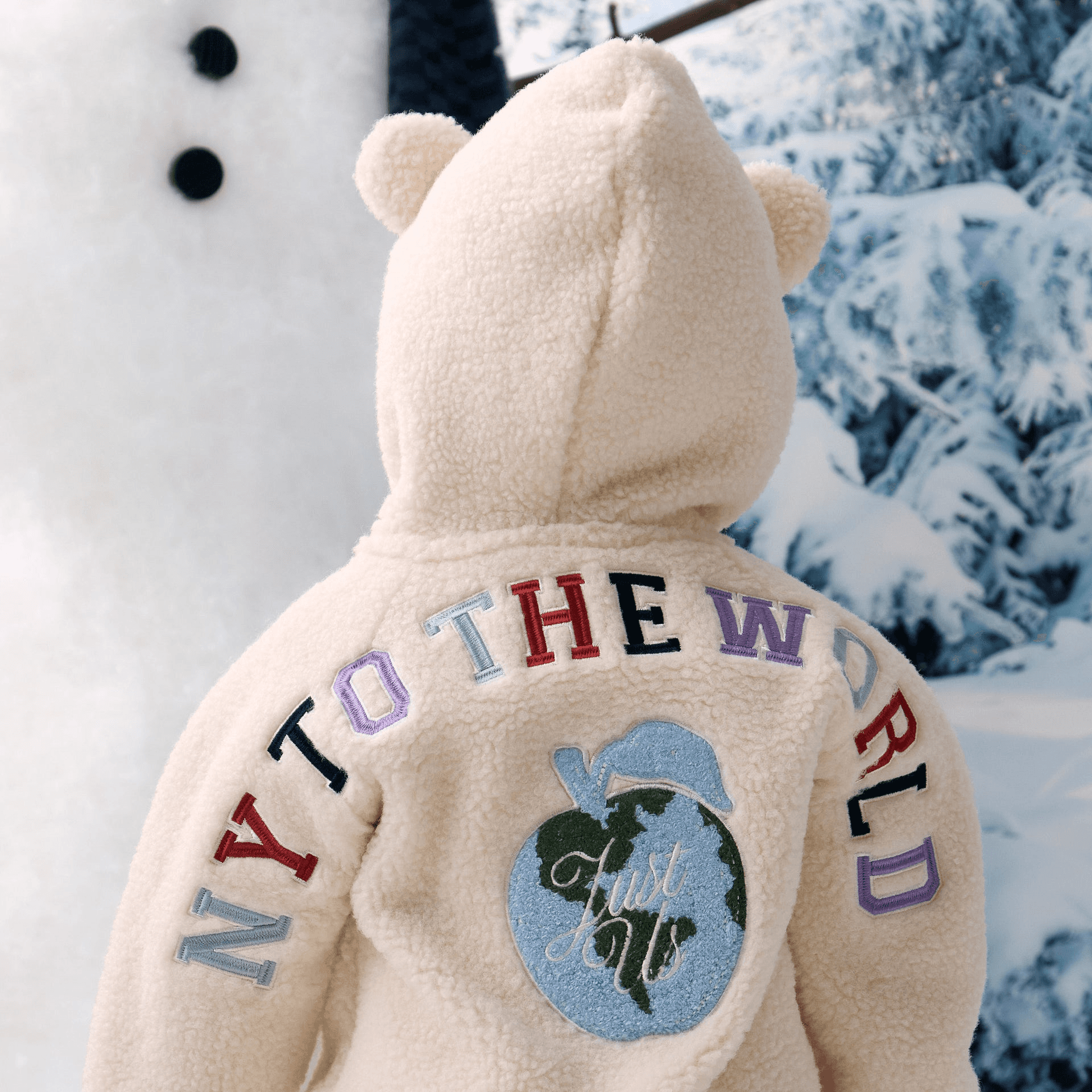Kith Baby New York to the World Sherpa Coverall - Silk — Image 5