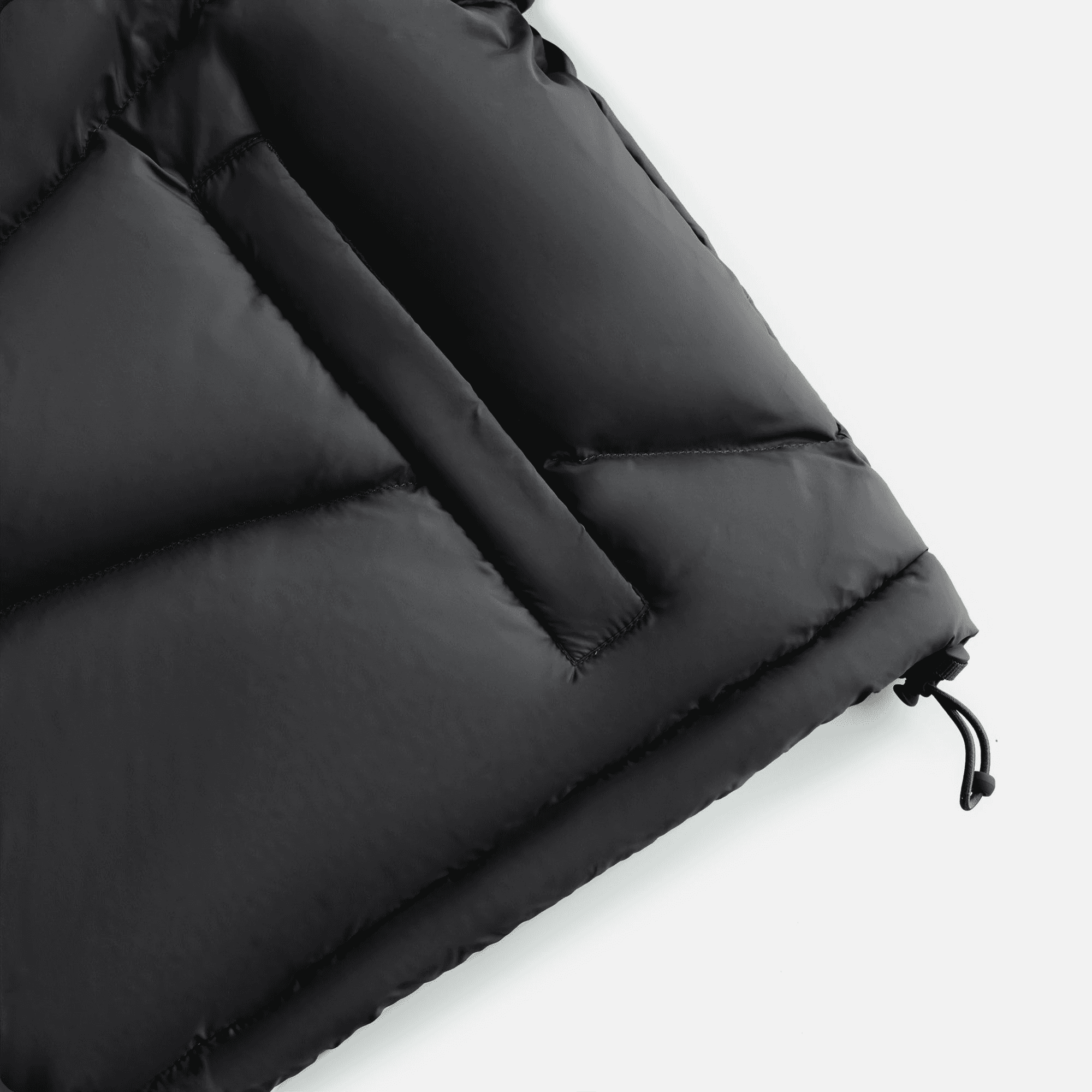 Kith Women Corey Hooded Nylon Puffer - Black — Image 9