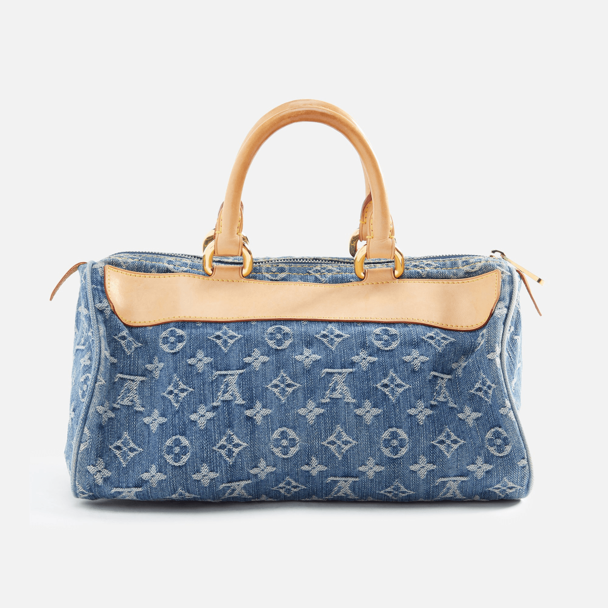 WGACA Louis Vuitton Denim Neo Speedy - Blue — Image 2