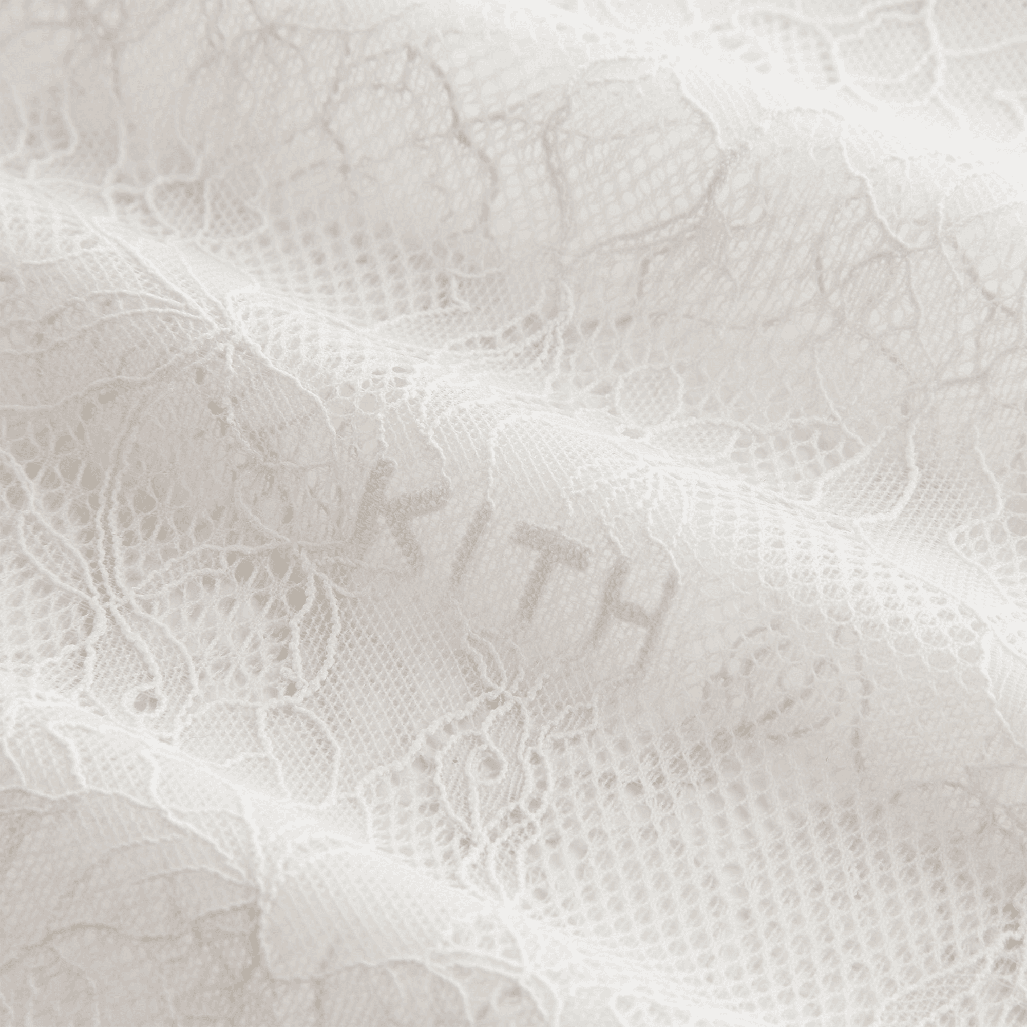 Lisa for Kith Women Piera Lace Long Sleeve Top - Tin — Image 3