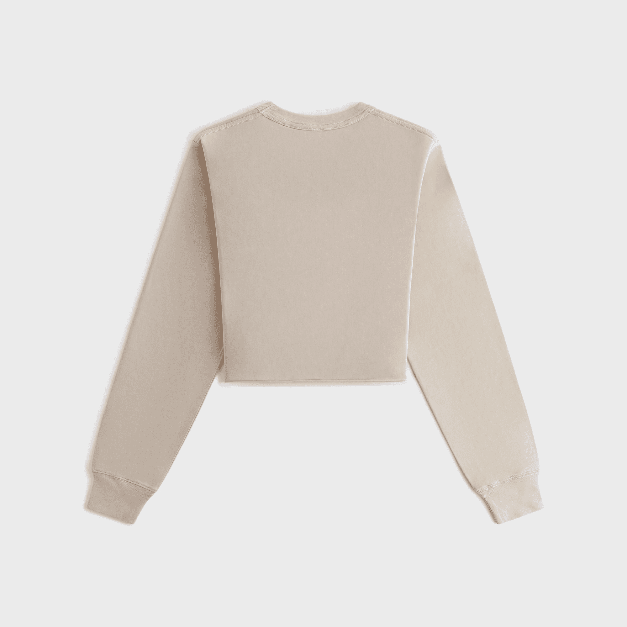 Kith Women Lucy Cropped Long Sleeve II Tee - Bare — Image 5