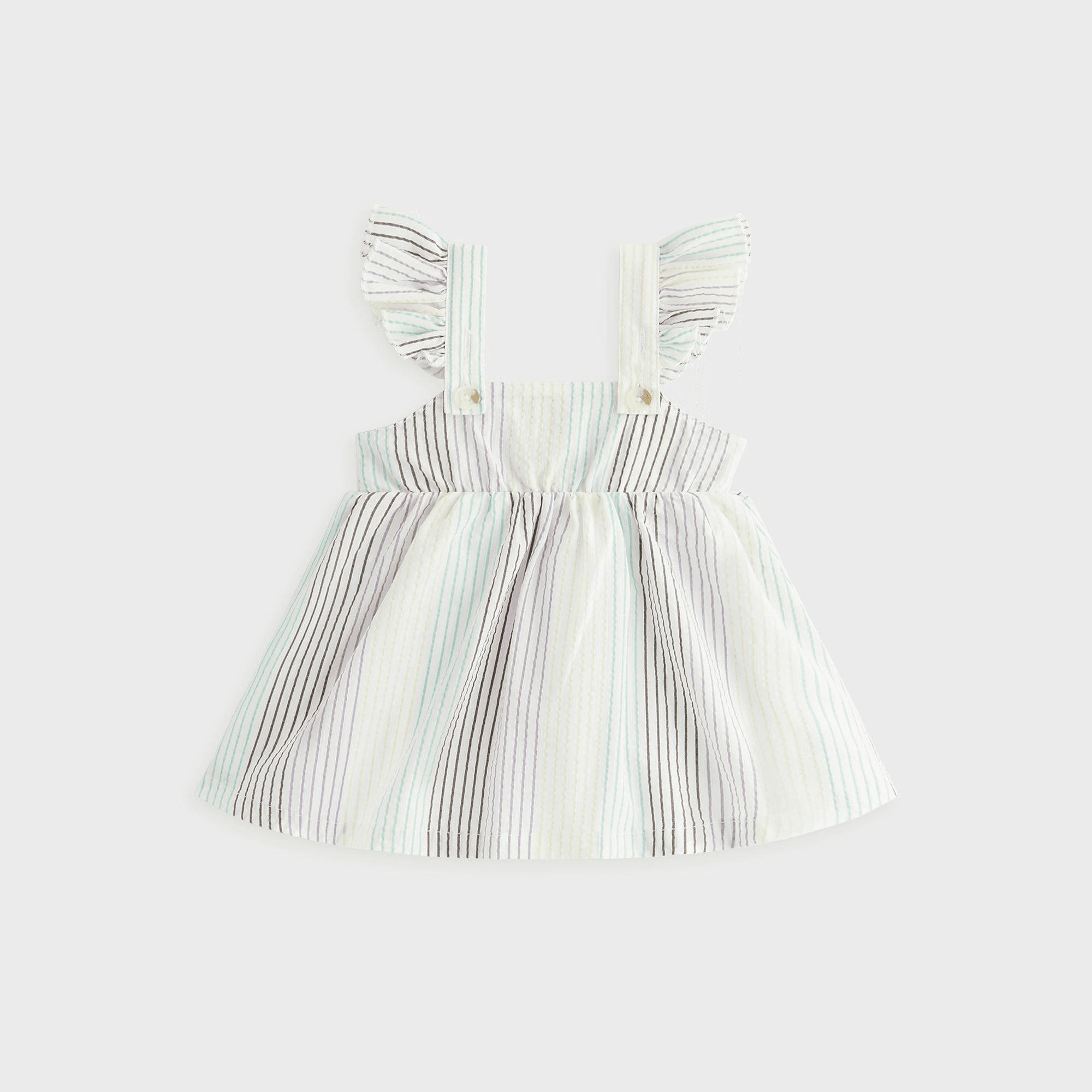 Kith Baby Striped Amina Mini Dress - Mykonos — Image 4