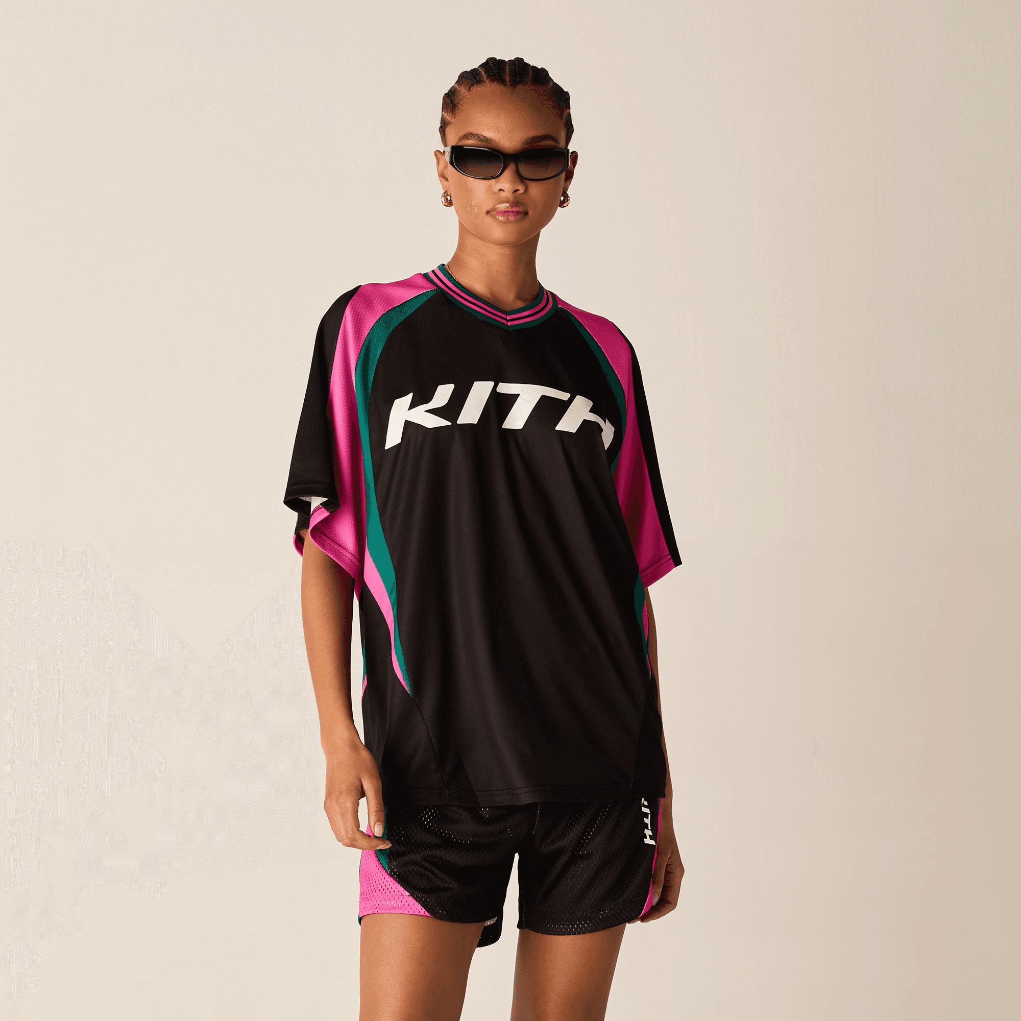 Kith Women Ridley II Short Sleeve Jersey - Black — Image 4