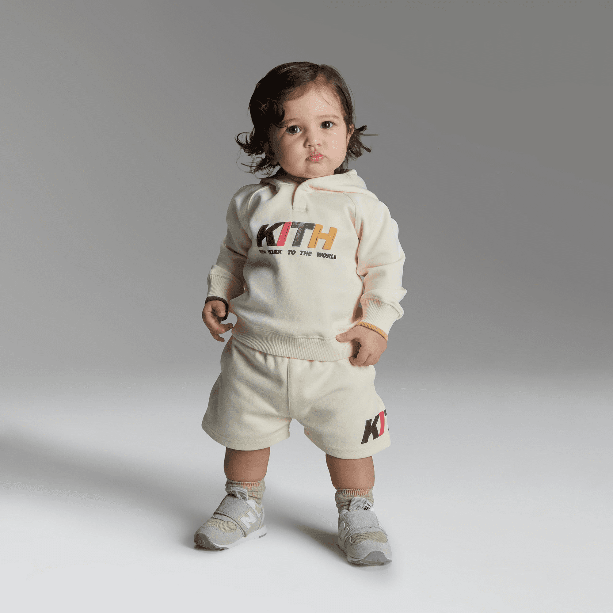 Kith Baby New York Liam Short - Sandrift — Image 4