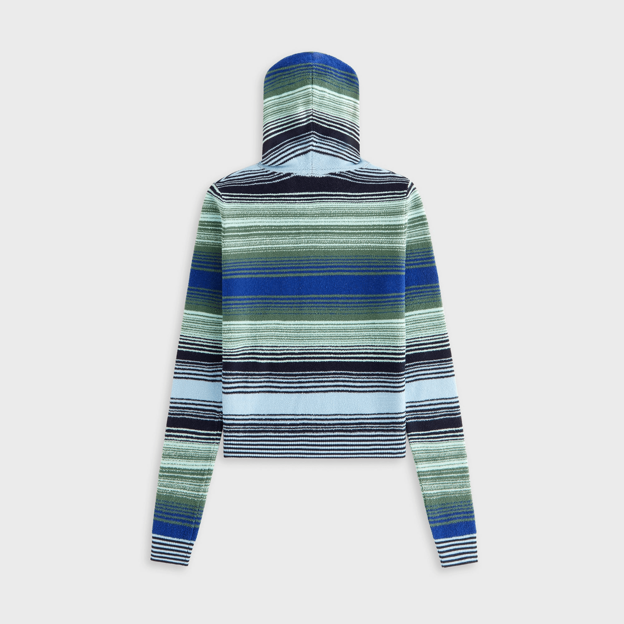 Kith Women Adley Shrunken Multi Sweater Hoodie - Celeste — Image 6
