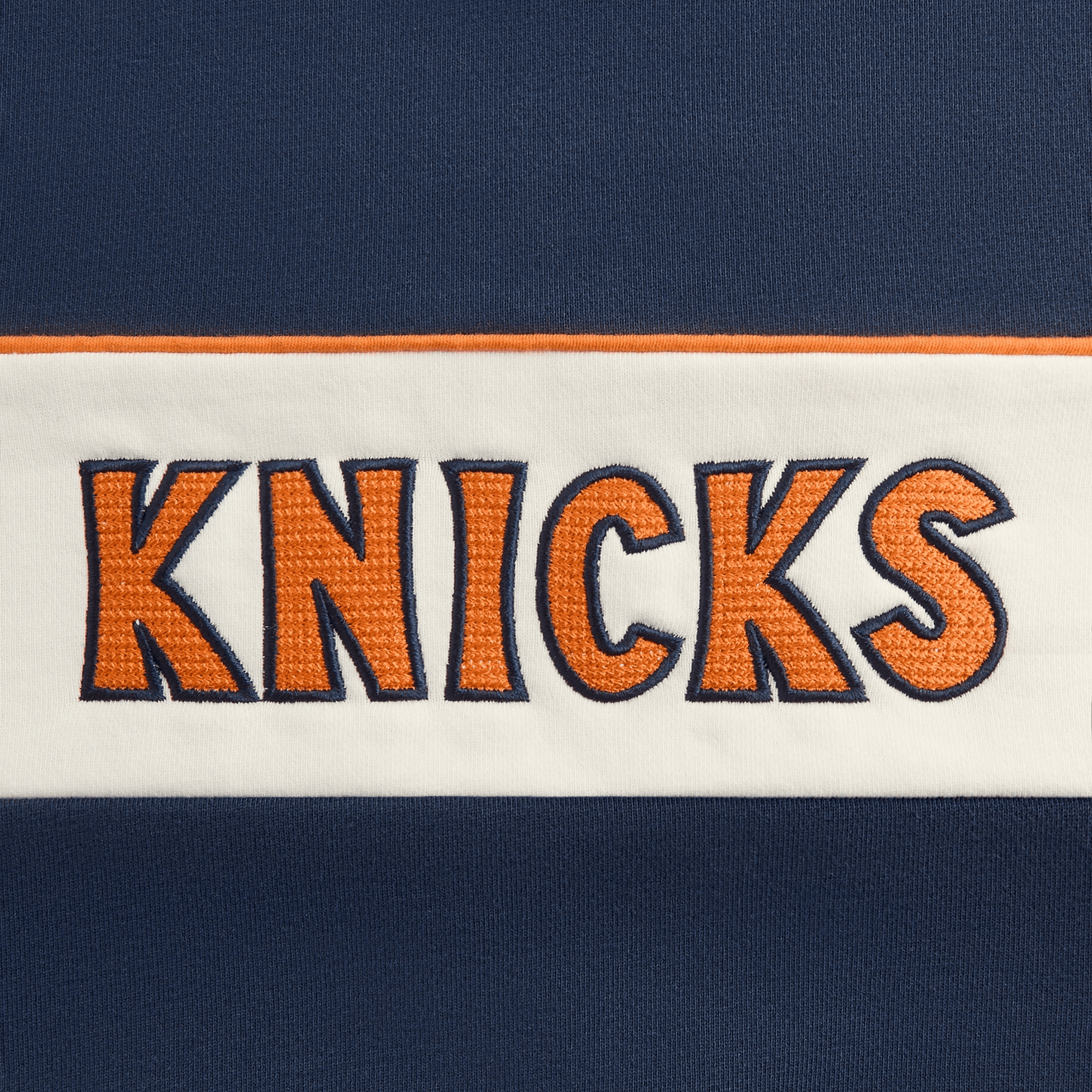Kith Kids for the New York Knicks Coach Nelson Collared Pullover - Nocturnal — Image 3