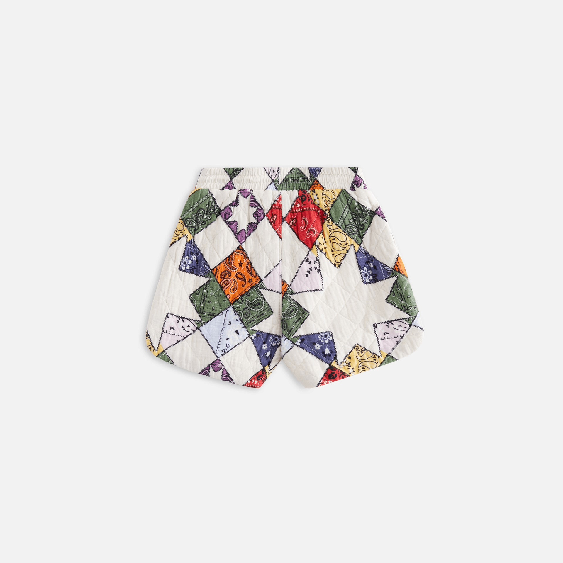 Kith Kids Quilted Patchwork Short - Sandrift — Image 4
