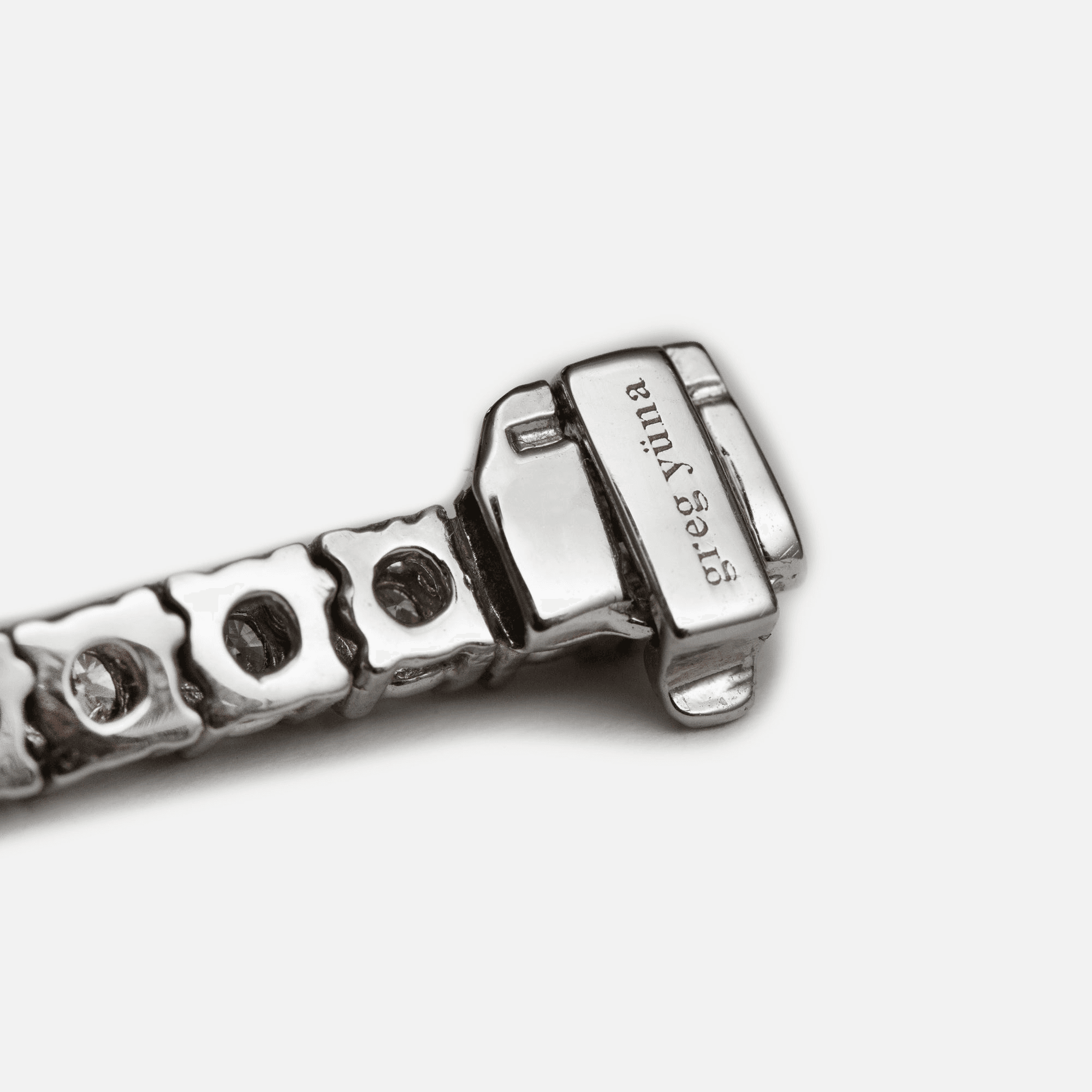 Greg Yuna 20 Pointer Tennis Bracelet - White Gold — Image 3