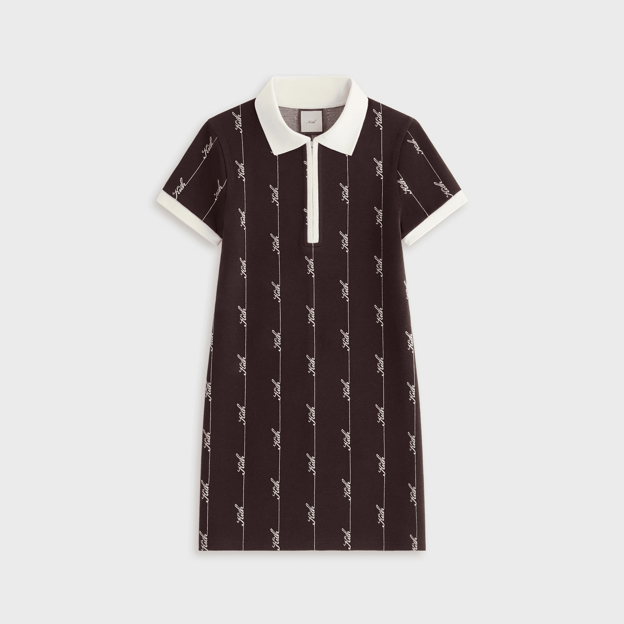 Kith Women Taylen Pique Logo Knit Dress - Incognito