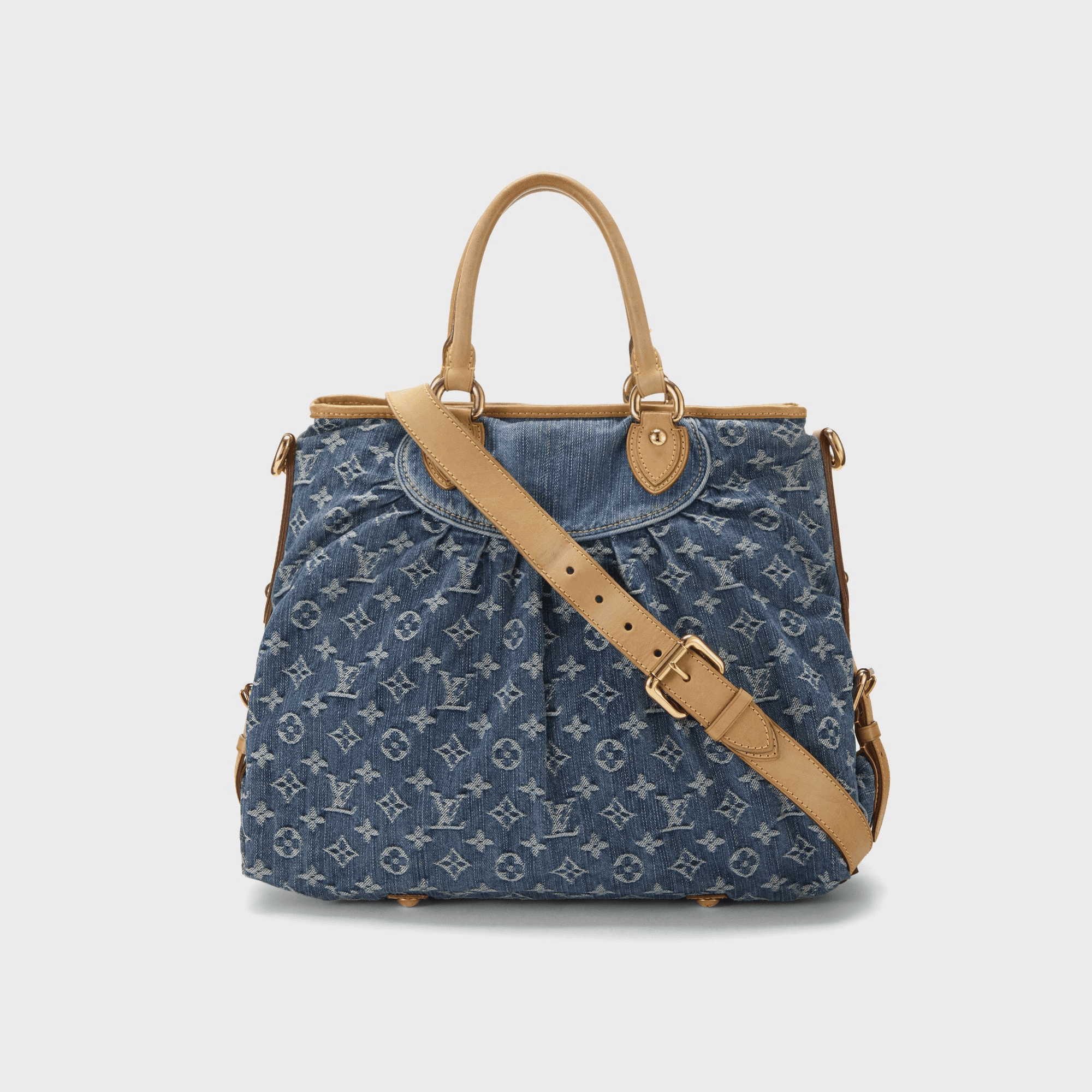 WGACA Louis Vuitton Denim Neo Cabby Gm - Blue — Image 2
