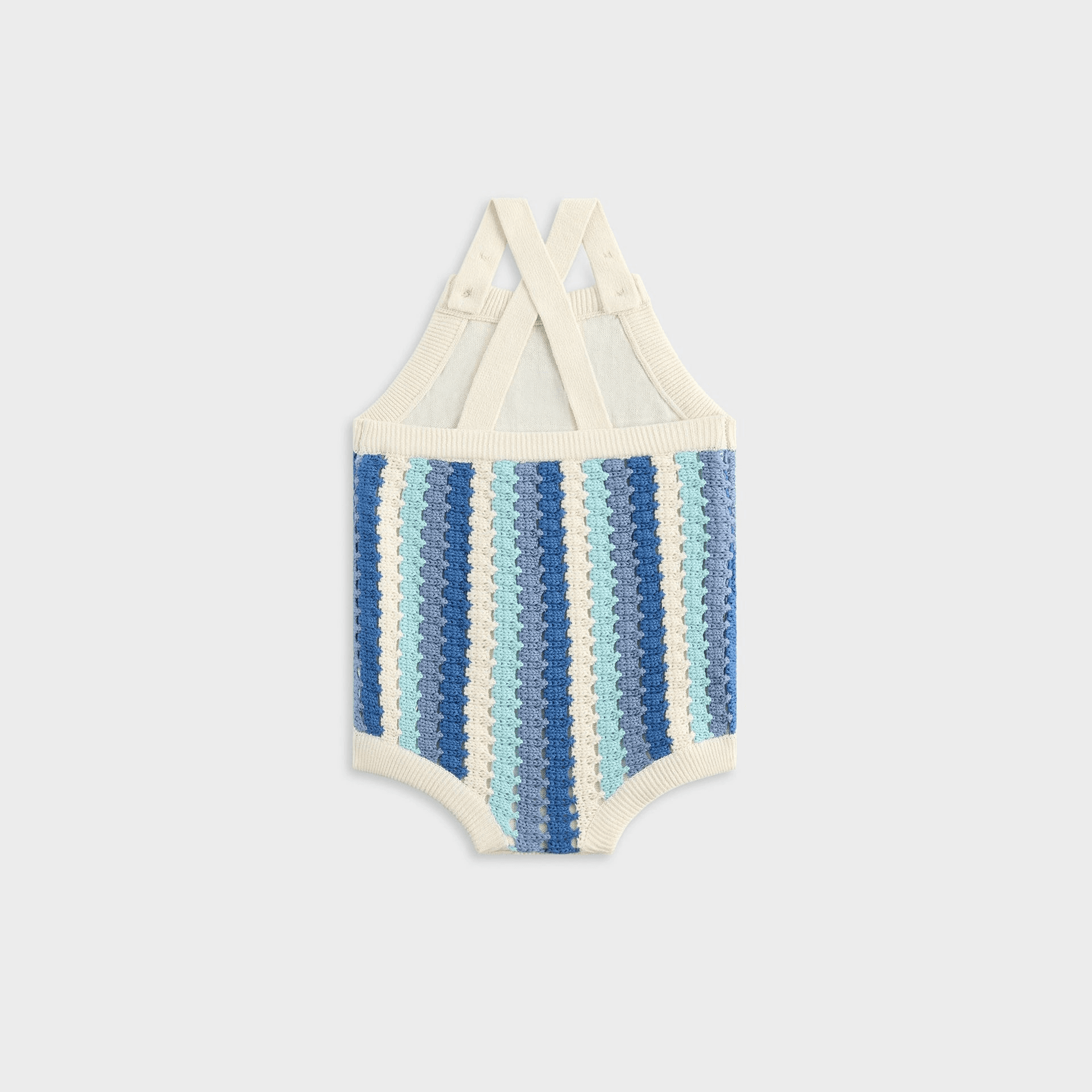 Kith Baby Open Knit Romper - Blue Skies — Image 5