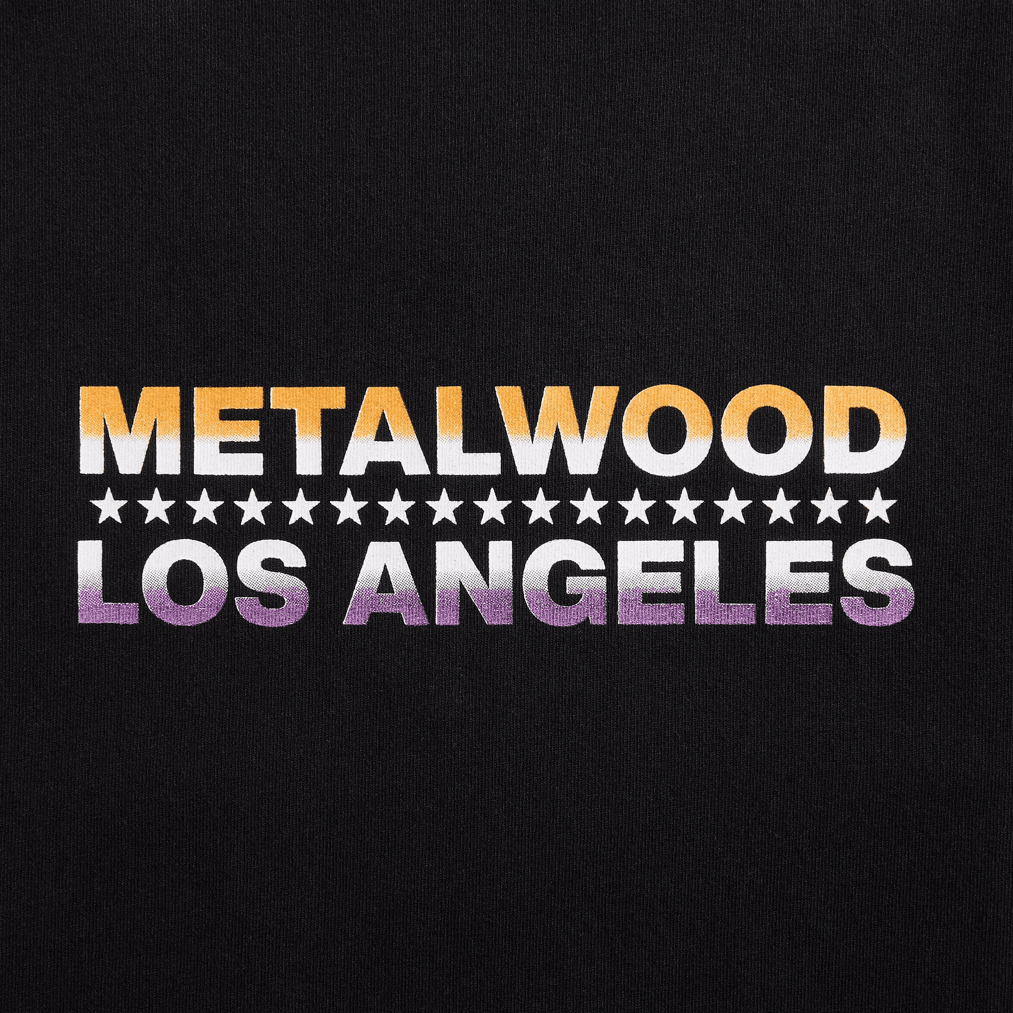 Metalwood Flyer Long Sleeve Tee - Black — Image 2