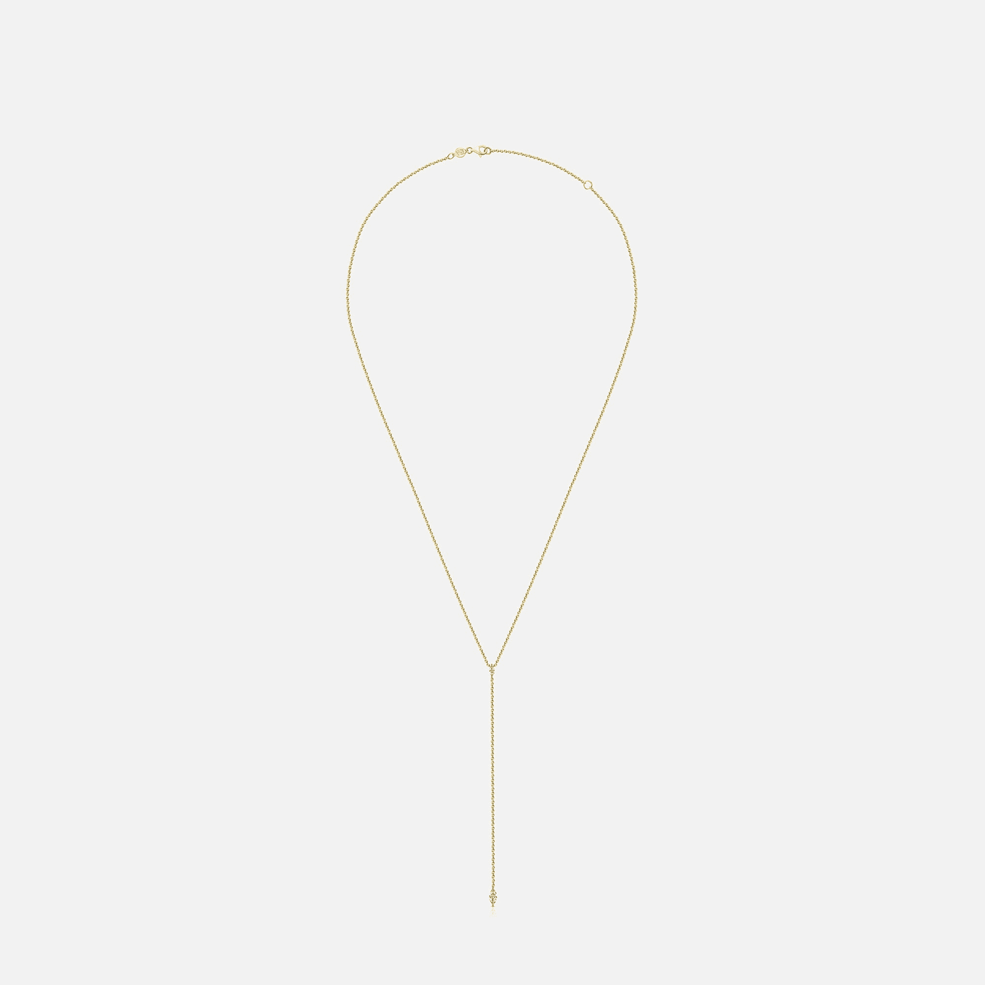 Isa Grutman Marquis Lariat Necklace 14K Gold - Yellow Gold