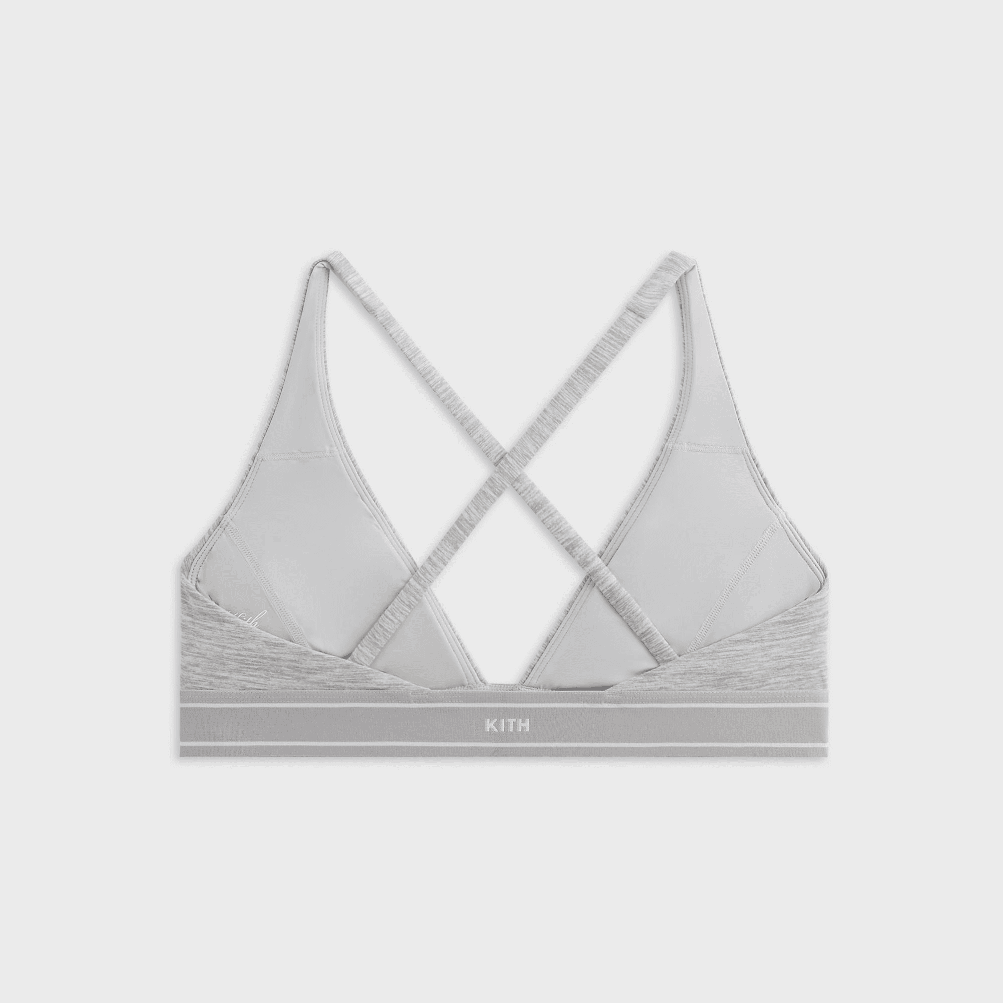 Kith Women Cay Plunge Active Bra - Cool Heather Grey — Image 5